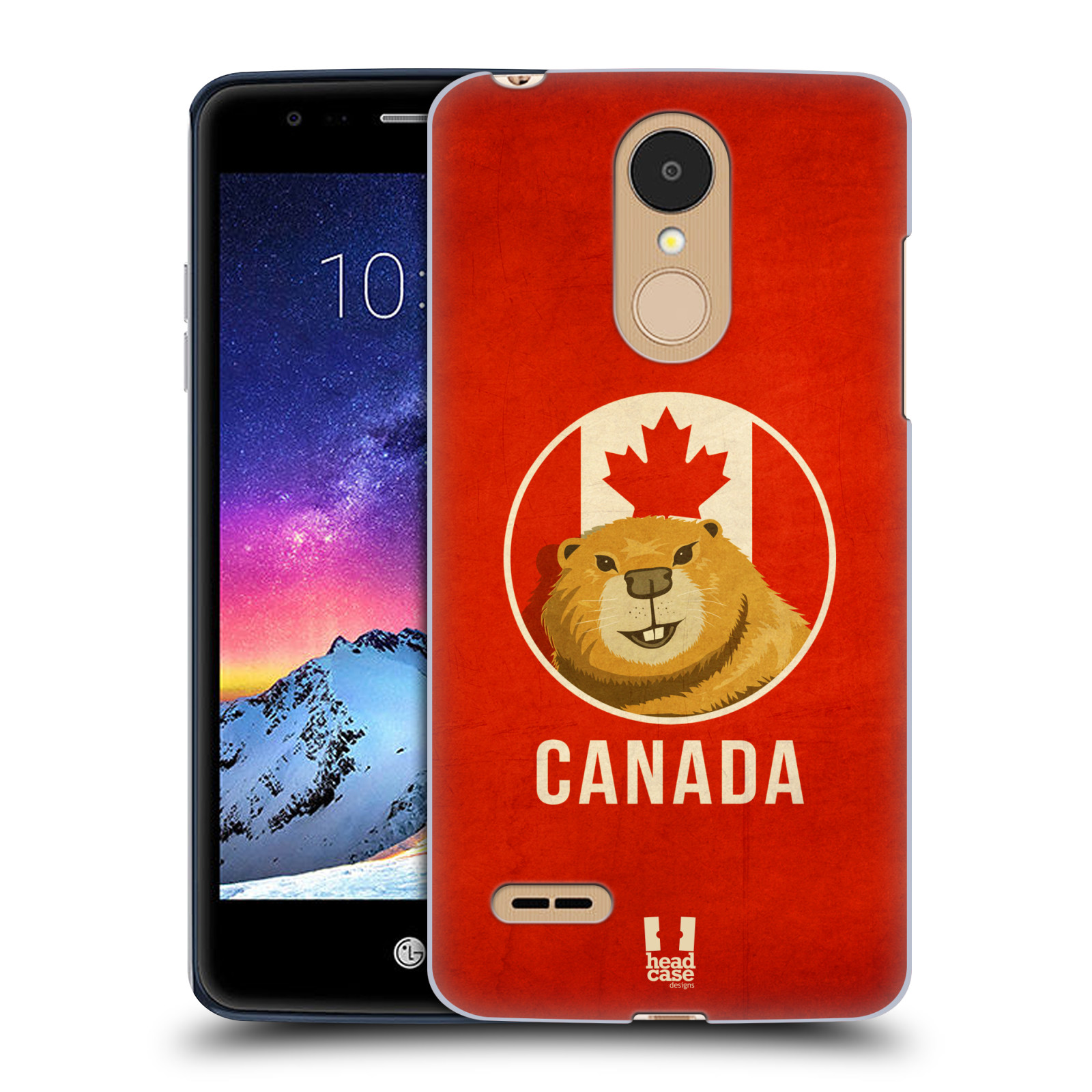 HEAD CASE plastový obal na mobil LG K9 / K8 2018 vzor Patriotismus zvíře symbol CANADA BOBR