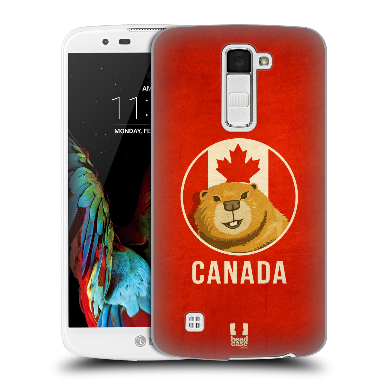 HEAD CASE plastový obal na mobil LG K10 vzor Patriotismus zvíře symbol CANADA BOBR