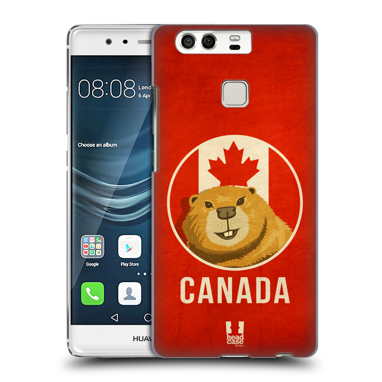 HEAD CASE plastový obal na mobil Huawei P9 / P9 DUAL SIM vzor Patriotismus zvíře symbol CANADA BOBR