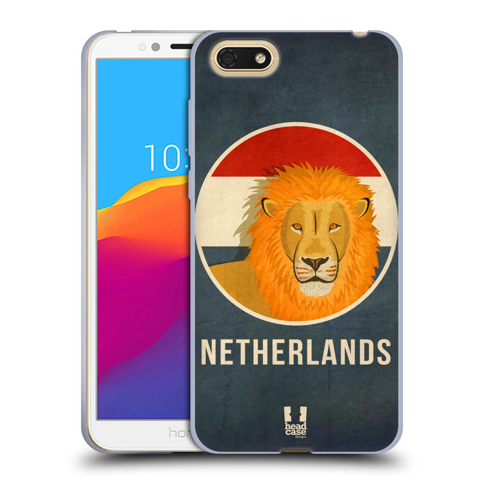 HEAD CASE silikonový obal na mobil Honor 7S vzor Patriotismus zvíře symbol HOLANDSKO LEV