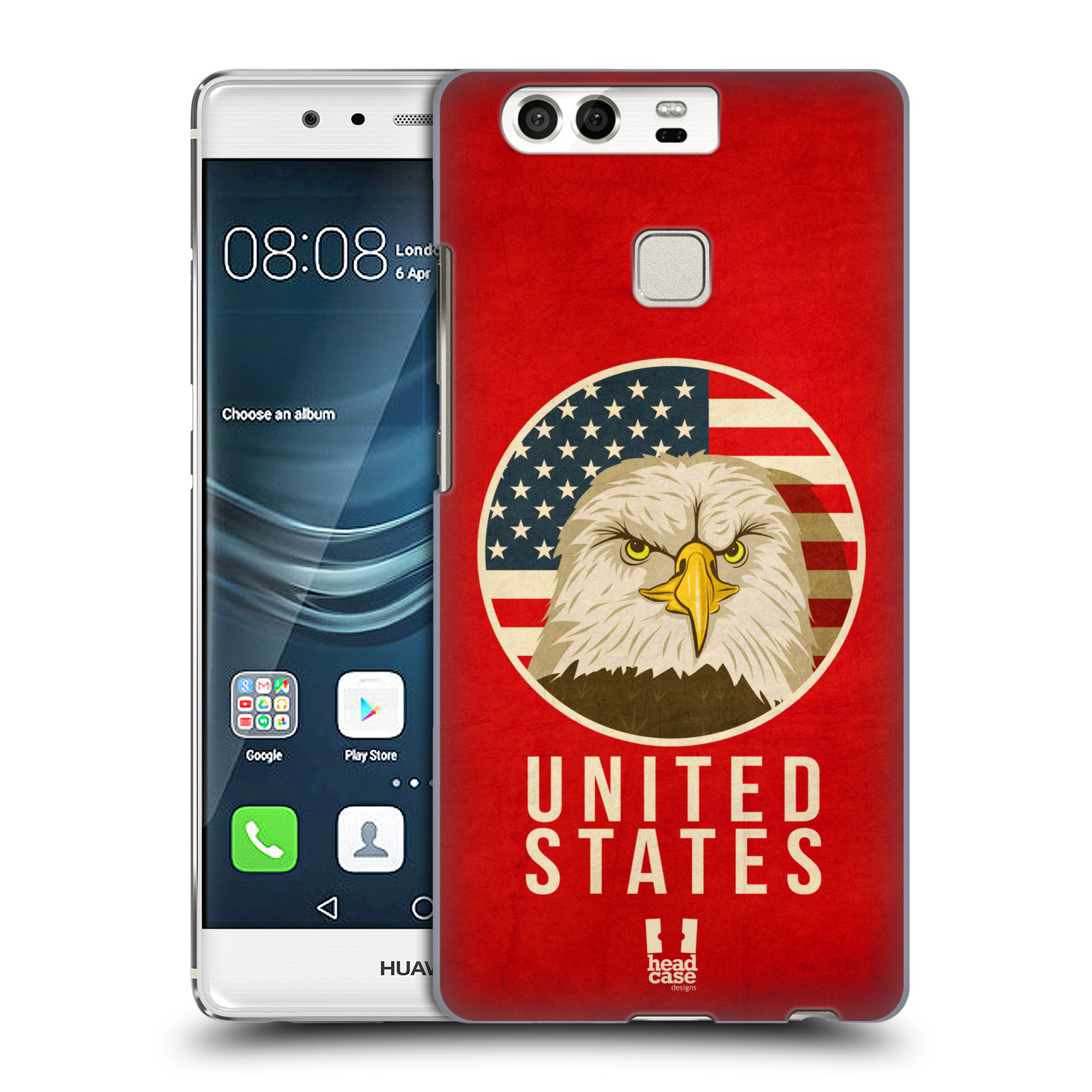 HEAD CASE plastový obal na mobil Huawei P9 / P9 DUAL SIM vzor Patriotismus zvíře symbol USA OREL