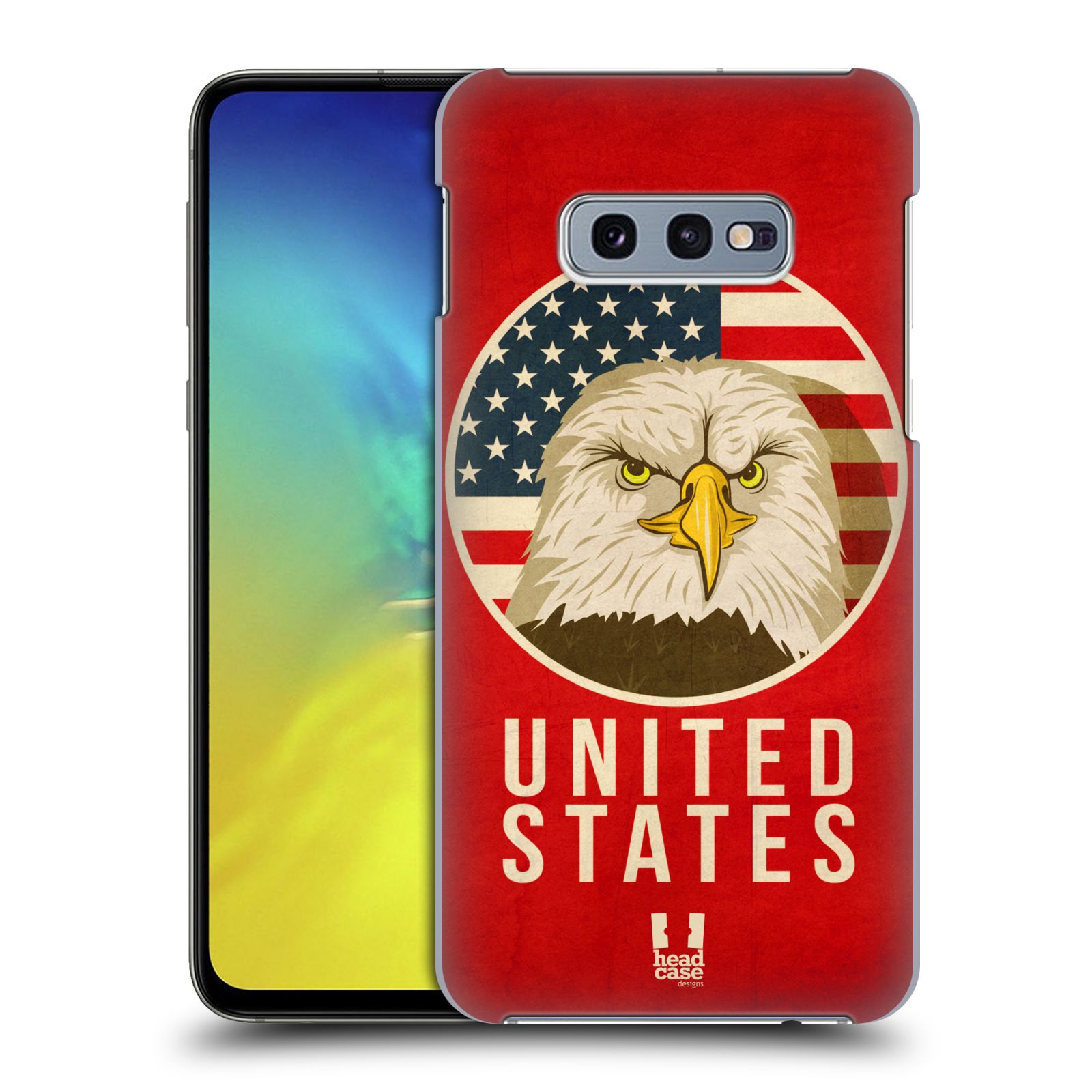 Pouzdro na mobil Samsung Galaxy S10e - HEAD CASE - vzor Patriotismus zvíře symbol USA OREL