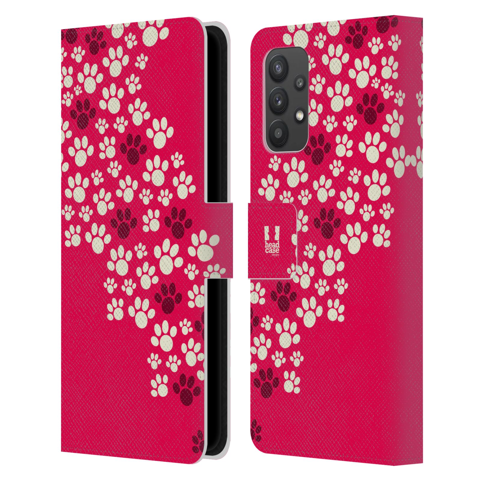 Pouzdro pro mobil Samsung Galaxy A32 5G - HEAD CASE - Psí ťapky