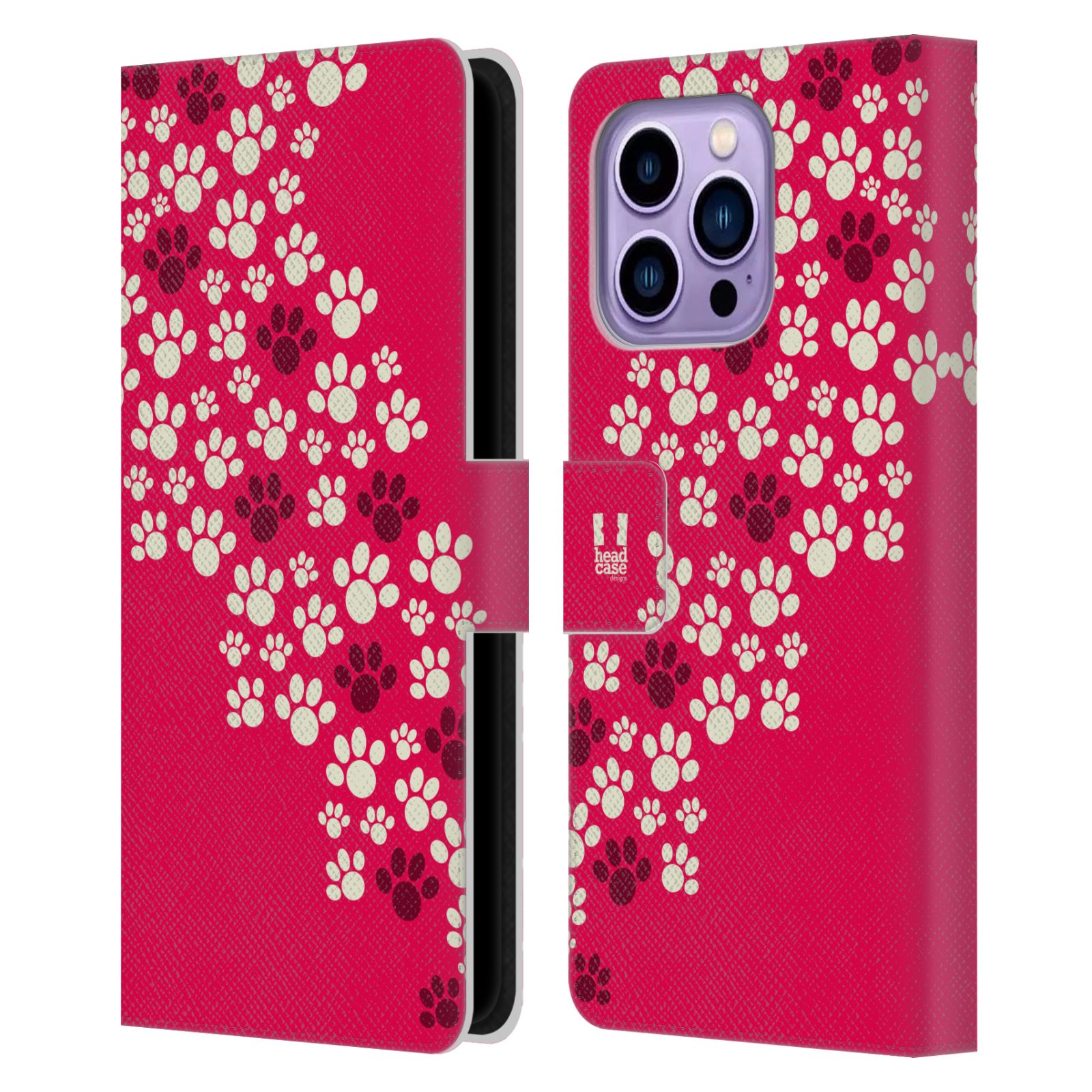 HEAD CASE Pouzdro pro mobil Apple Iphone 14 PRO MAX - Psí ťapky