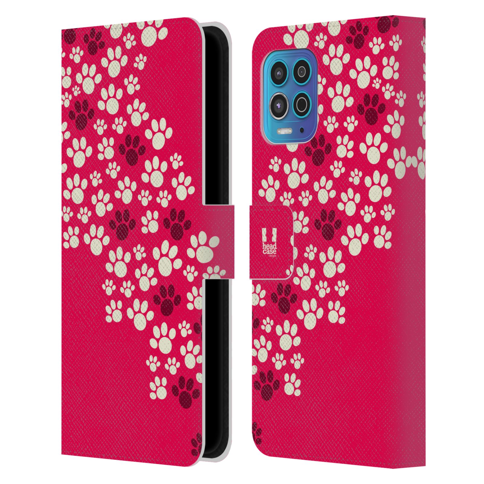 HEAD CASE Pouzdro pro mobil Motorola Moto G100 - Psí ťapky