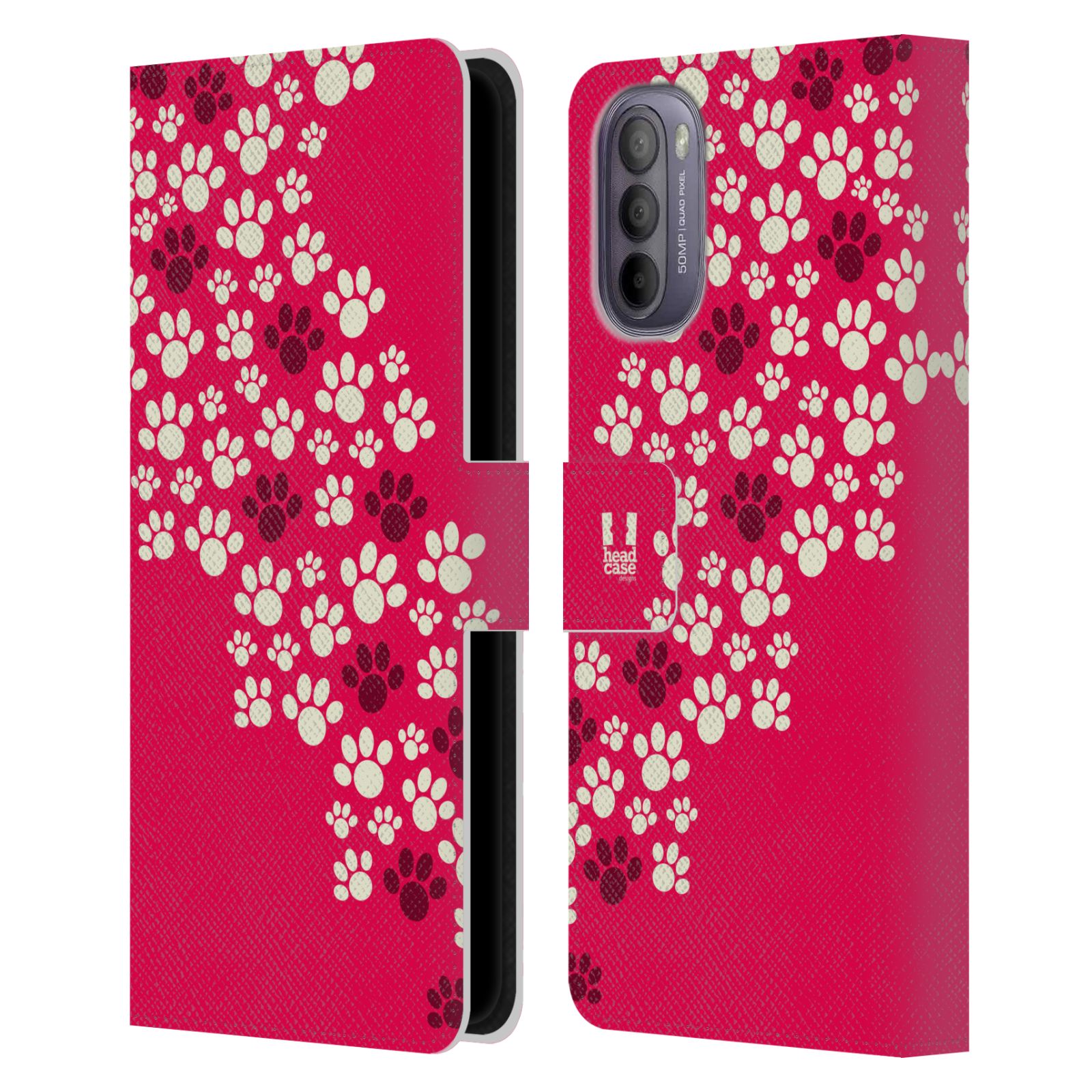 HEAD CASE Pouzdro pro mobil Motorola Moto G31 - Psí ťapky