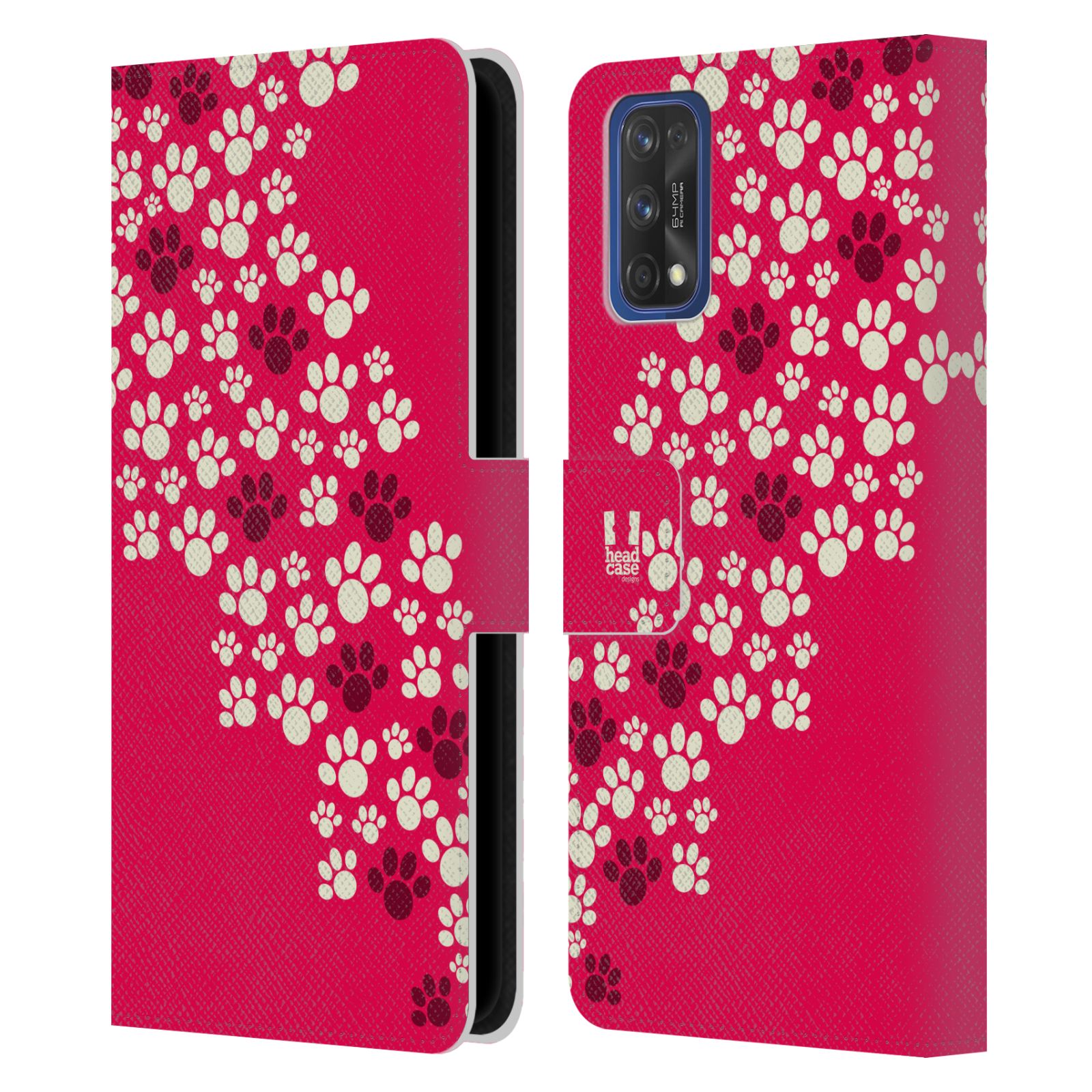Pouzdro pro mobil Realme 7 PRO - HEAD CASE - Psí ťapky