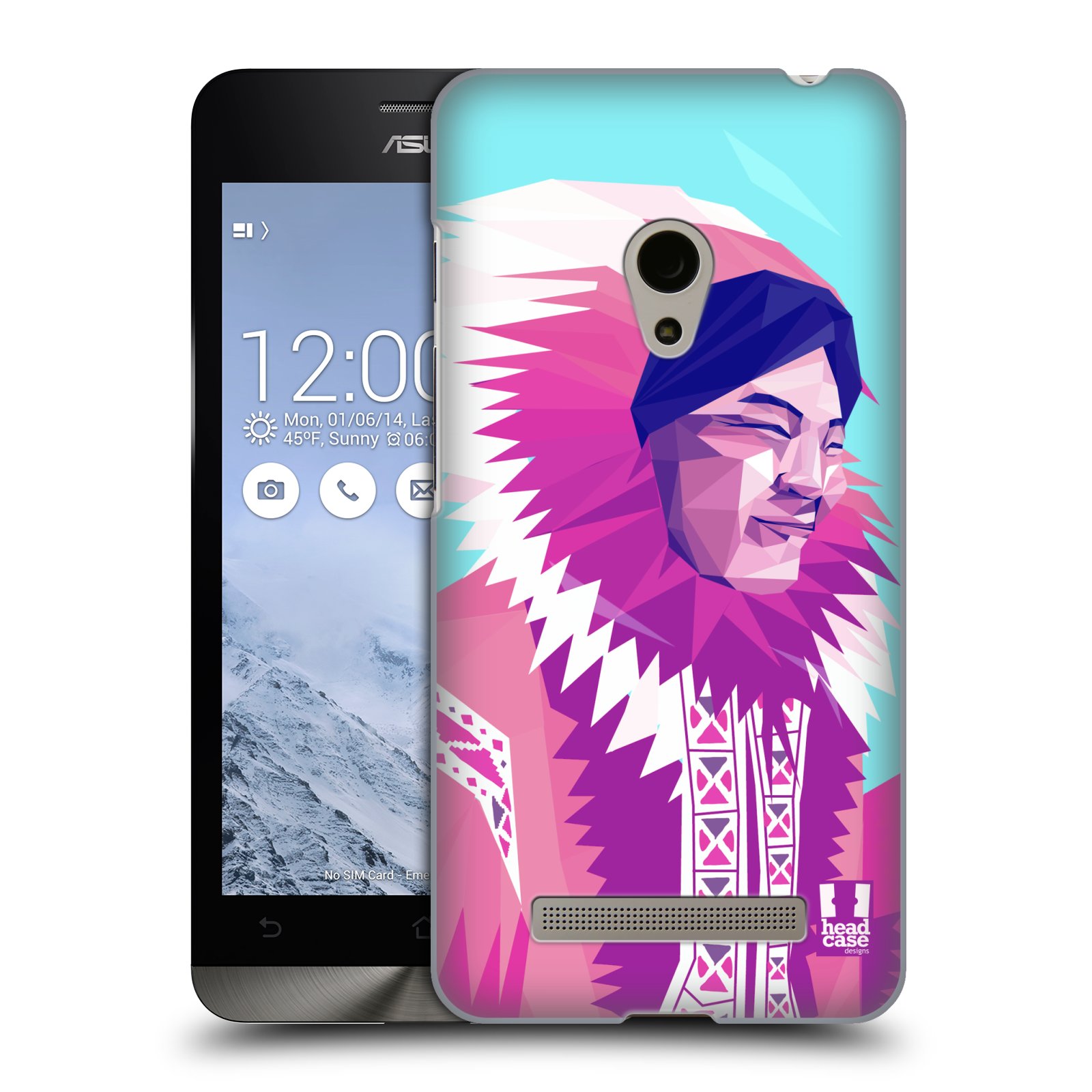 HEAD CASE plastový obal na mobil Asus Zenfone 5 vzor Lidé světa ESKYMÁK