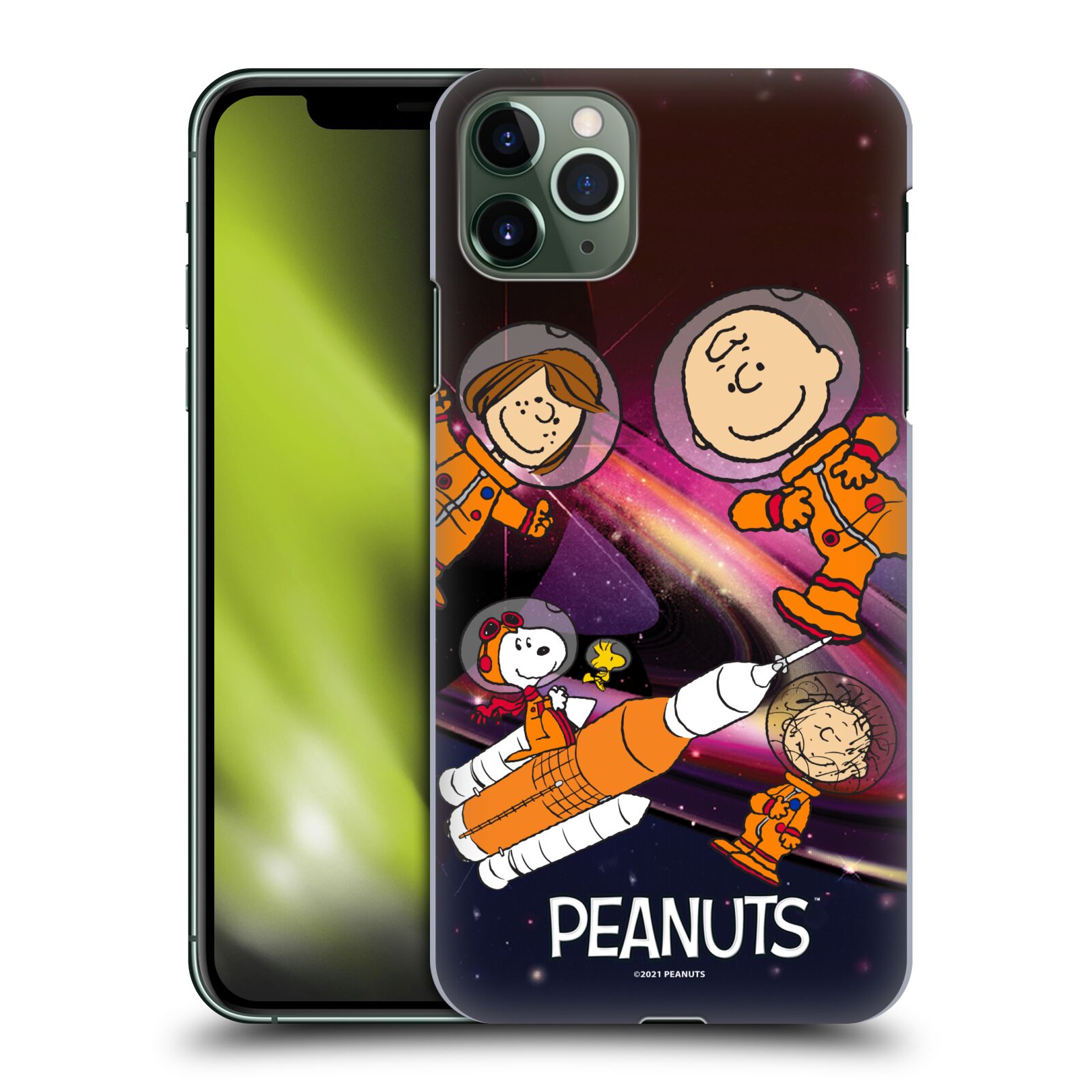 Zadní obal pro mobil Apple Iphone 11 PRO MAX - HEAD CASE - Snoopy - Pejsek Snoopy a jeho kamarádi ve vesmíru