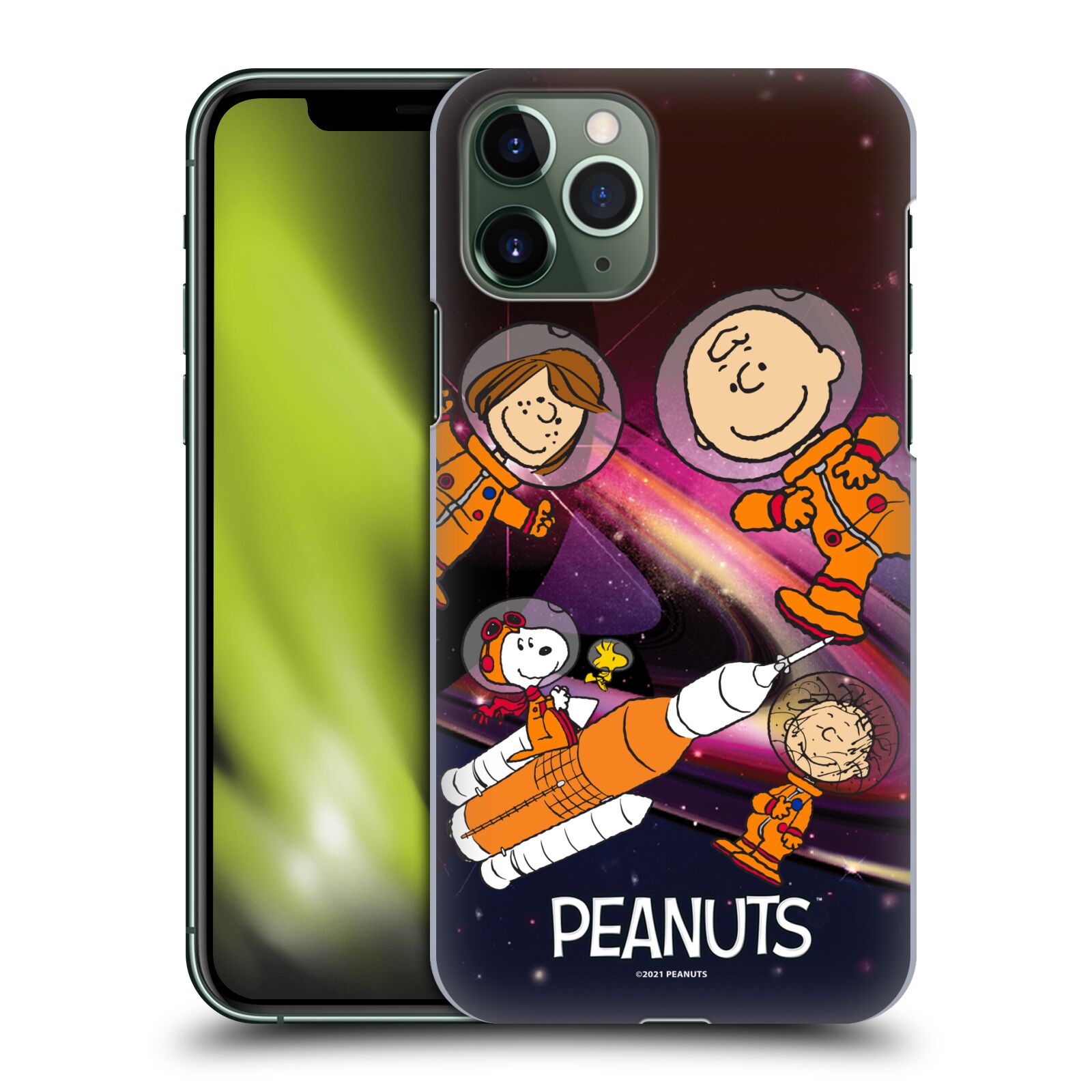 Zadní obal pro mobil Apple Iphone 11 PRO - HEAD CASE - Snoopy - Pejsek Snoopy a jeho kamarádi ve vesmíru