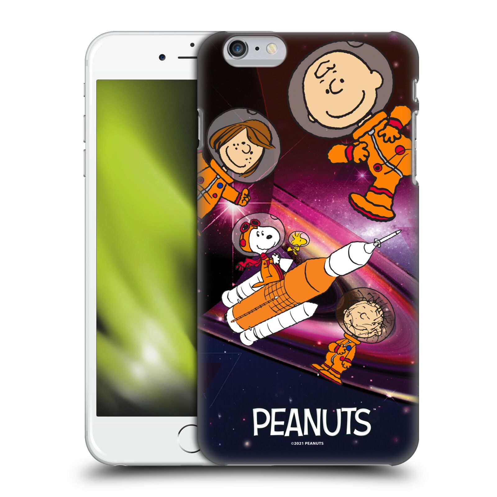 Zadní obal pro mobil Apple Iphone 6 PLUS / 6S PLUS - HEAD CASE - Snoopy - Pejsek Snoopy a jeho kamarádi ve vesmíru