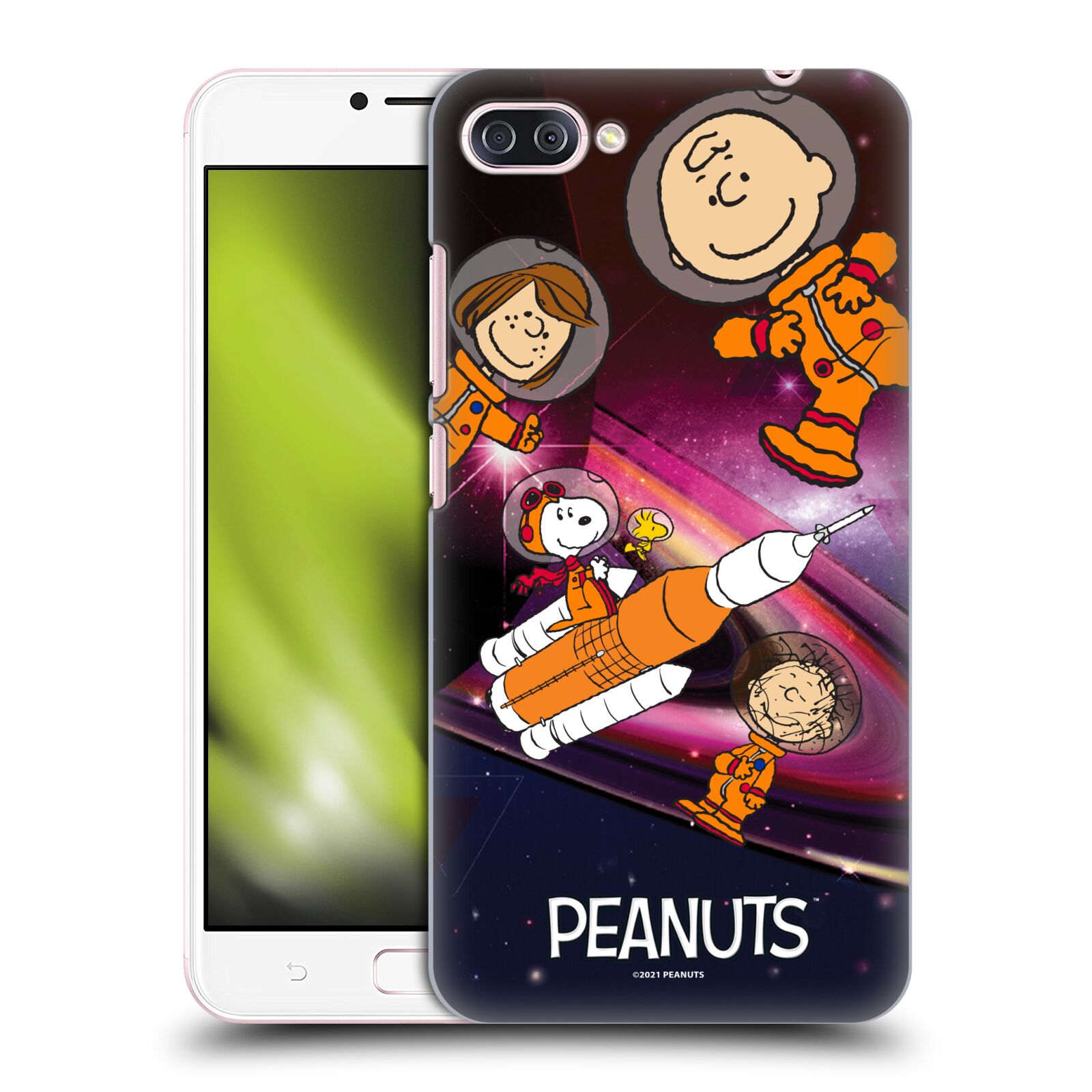 Zadní obal pro mobil Asus Zenfone 4 MAX / 4 MAX PRO (ZC554KL) - HEAD CASE - Snoopy - Pejsek Snoopy a jeho kamarádi ve vesmíru