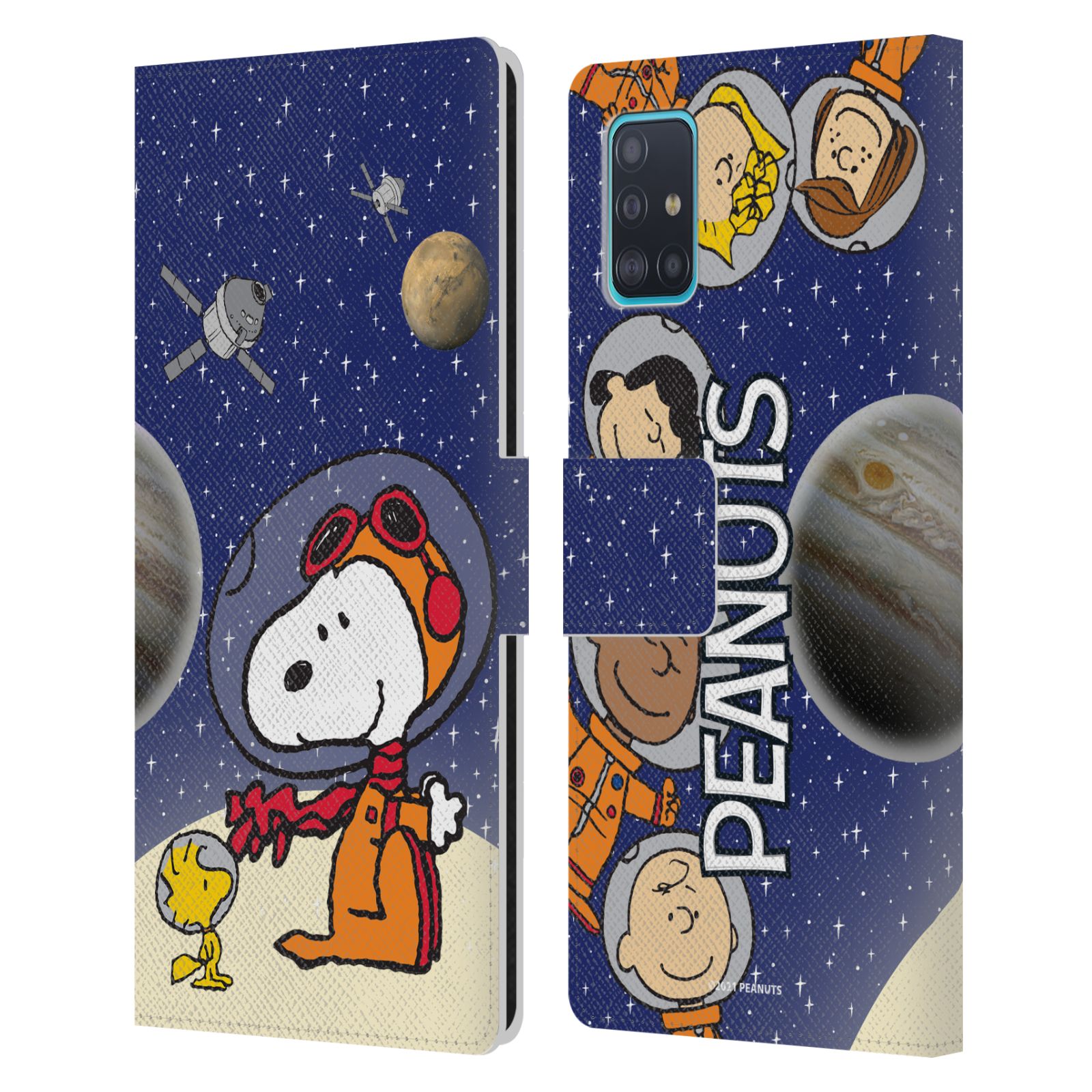 Pouzdro na mobil Samsung Galaxy A51 - HEAD CASE - Peanuts Snoopy ve vesmíru 2