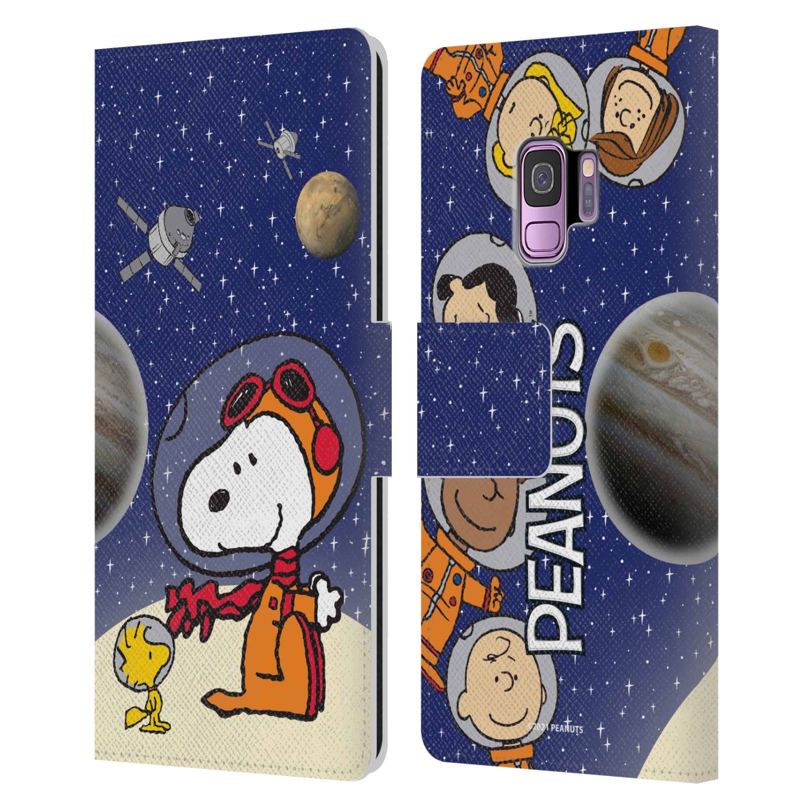 Pouzdro na mobil Samsung Galaxy S9 - HEAD CASE - Peanuts Snoopy ve vesmíru 2