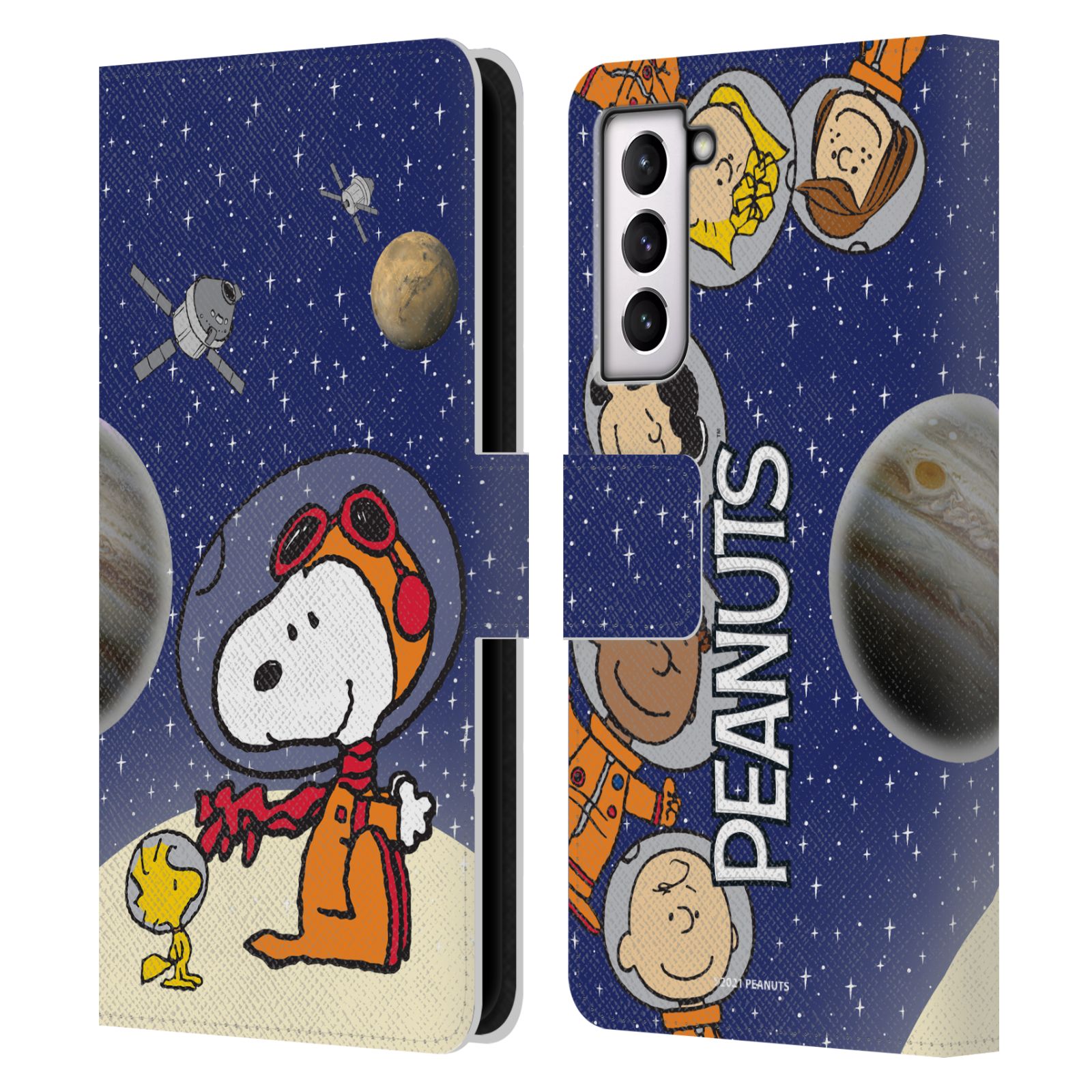 Pouzdro na mobil Samsung Galaxy S21 / S21 5G - HEAD CASE - Peanuts Snoopy ve vesmíru 2