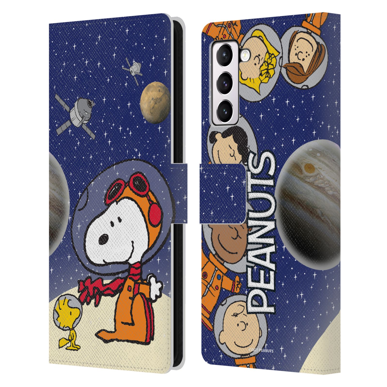Pouzdro na mobil Samsung Galaxy S21+ 5G  - HEAD CASE - Peanuts Snoopy ve vesmíru 2