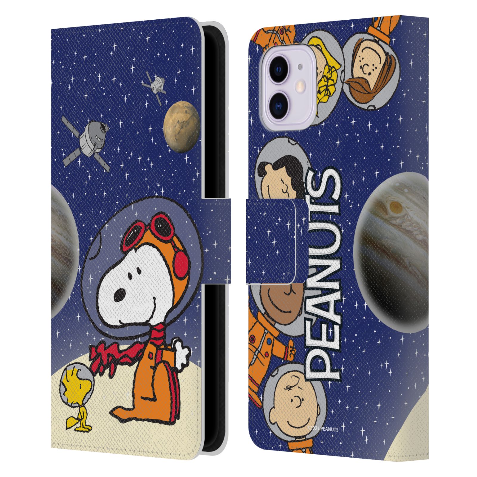 Pouzdro na mobil Apple Iphone 11 - HEAD CASE - Peanuts Snoopy ve vesmíru 2