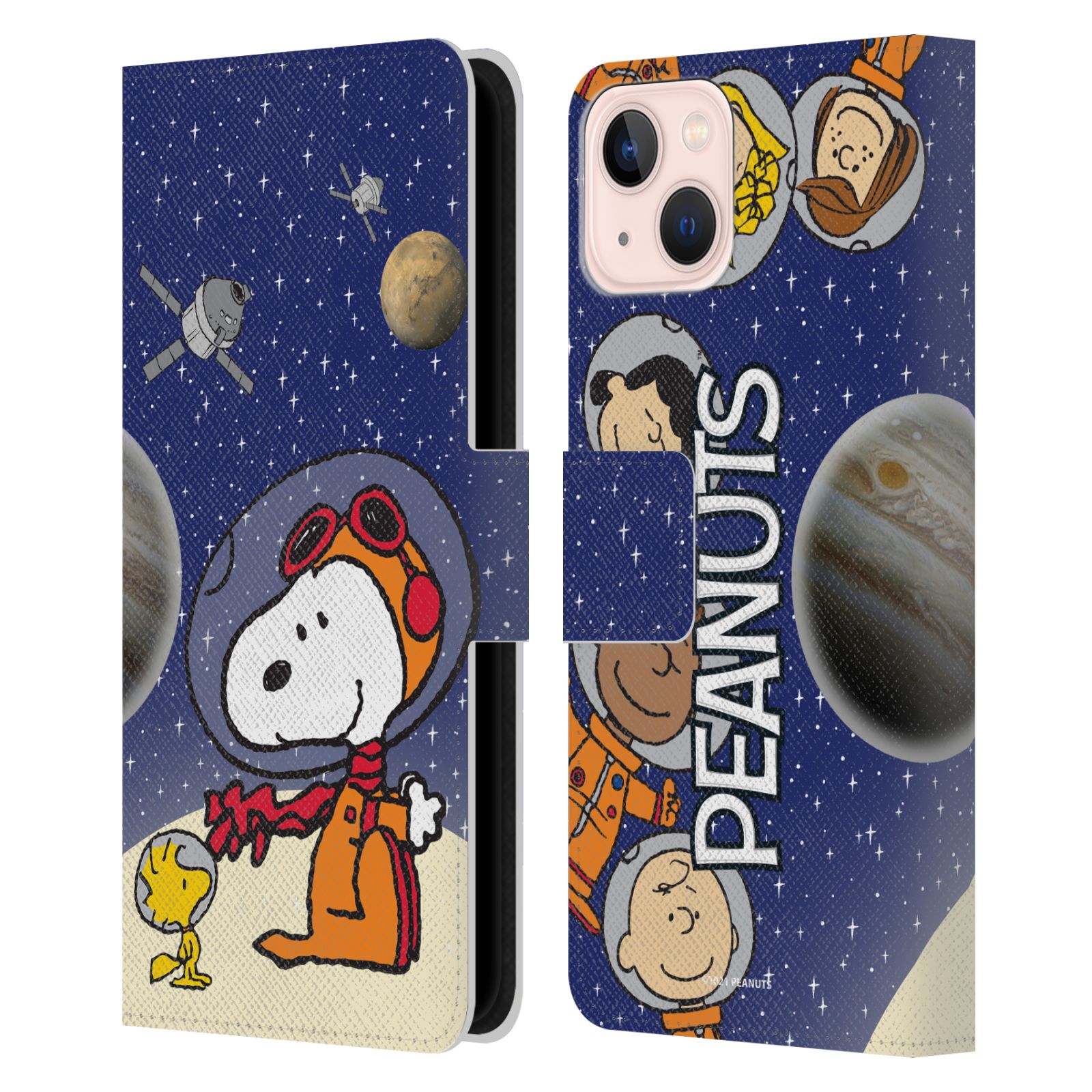 Pouzdro na mobil Apple Iphone 13 - HEAD CASE - Peanuts Snoopy ve vesmíru 2