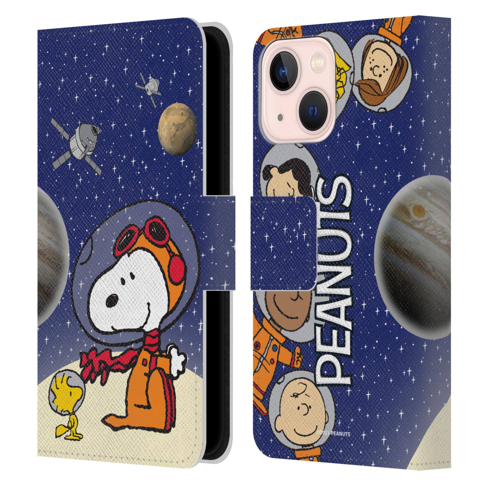 Pouzdro na mobil Apple Iphone 13 MINI - HEAD CASE - Peanuts Snoopy ve vesmíru 2