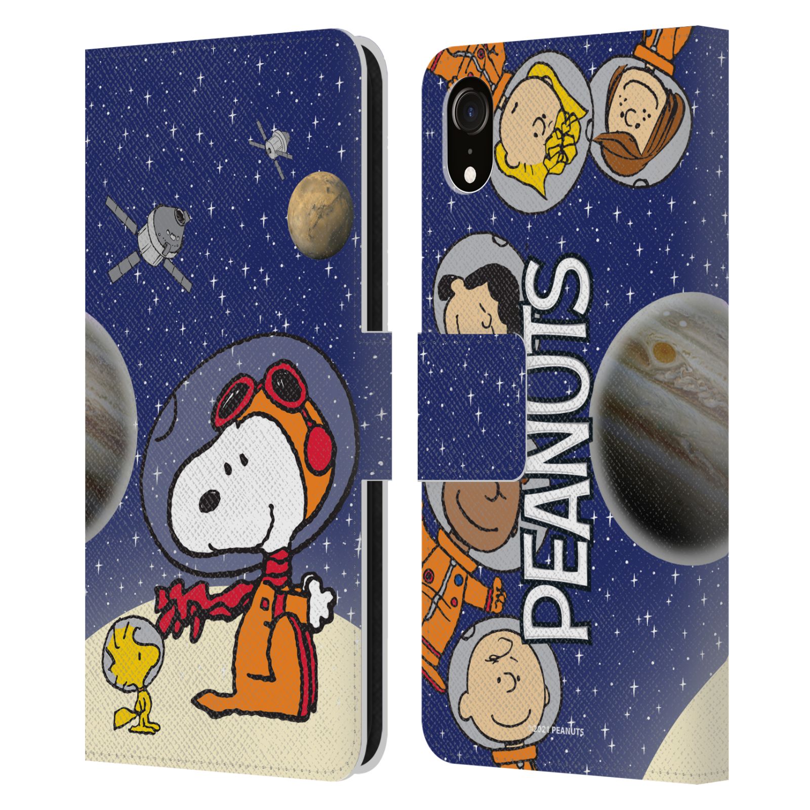 Pouzdro na mobil Apple Iphone XR - HEAD CASE - Peanuts Snoopy ve vesmíru 2