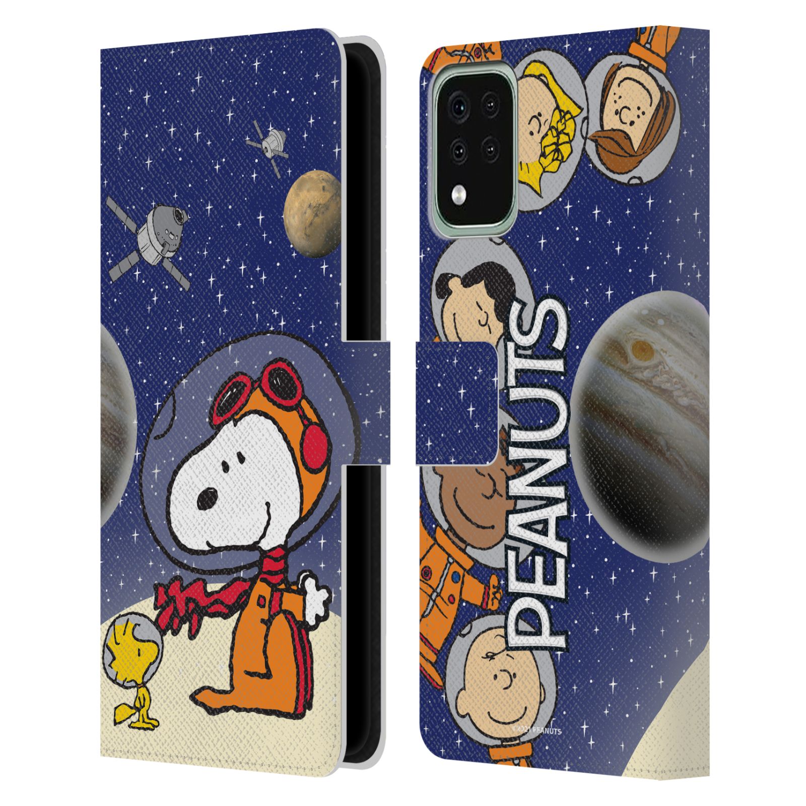 Pouzdro na mobil LG K42 / K52 / K62 - HEAD CASE - Peanuts Snoopy ve vesmíru 2