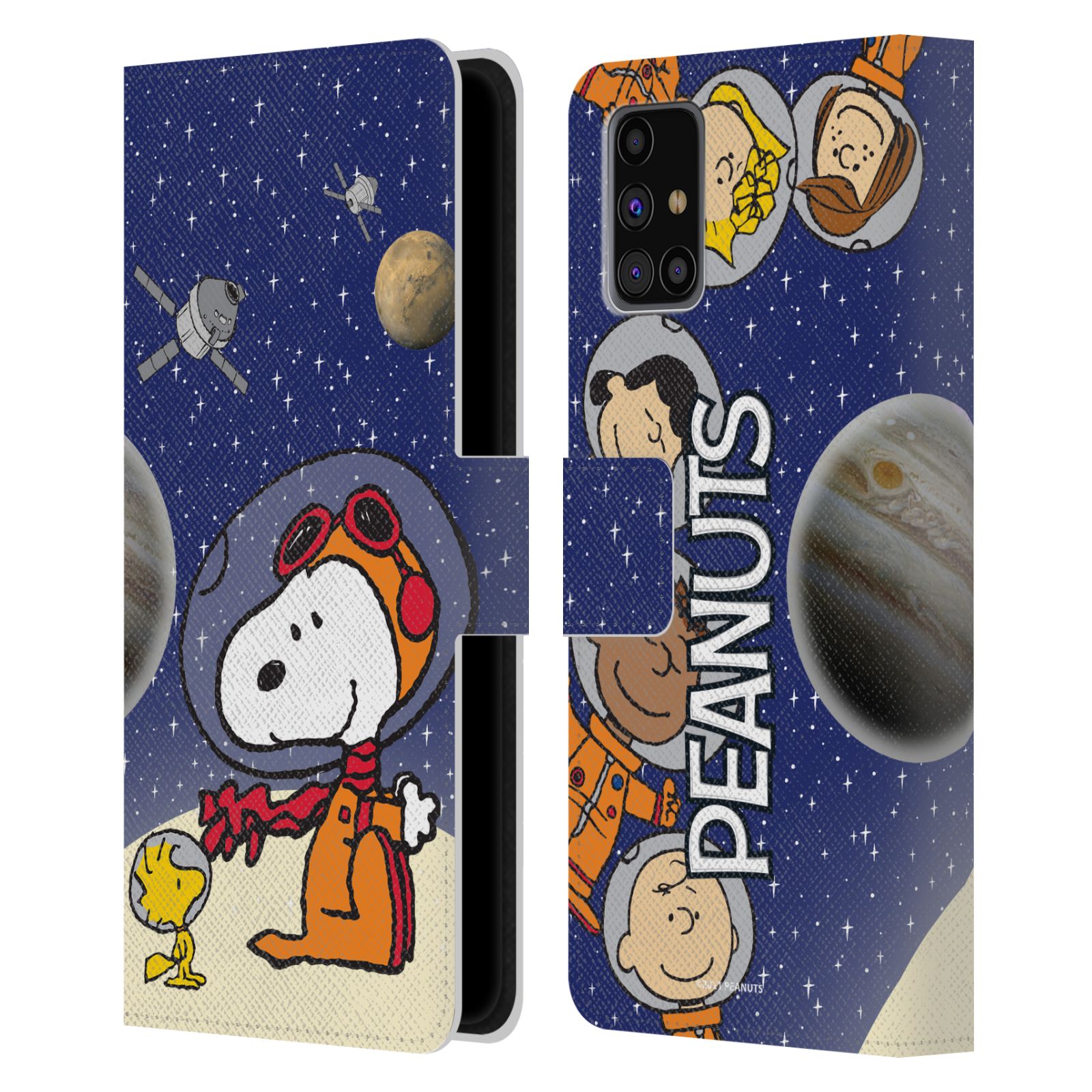 Pouzdro na mobil Samsung Galaxy M31s - HEAD CASE - Peanuts Snoopy ve vesmíru 2