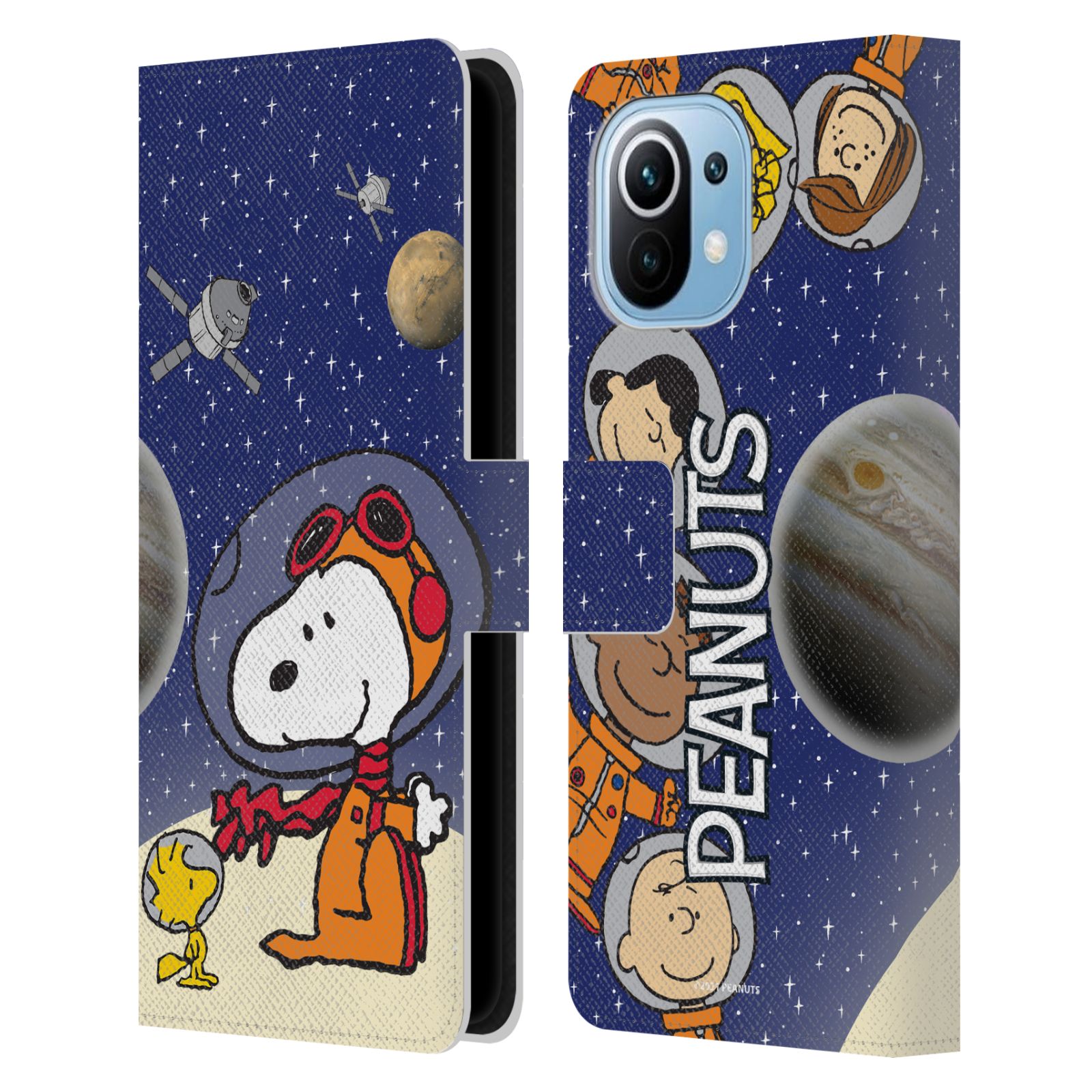 Pouzdro na mobil Xiaomi Mi 11 - HEAD CASE - Peanuts Snoopy ve vesmíru 2