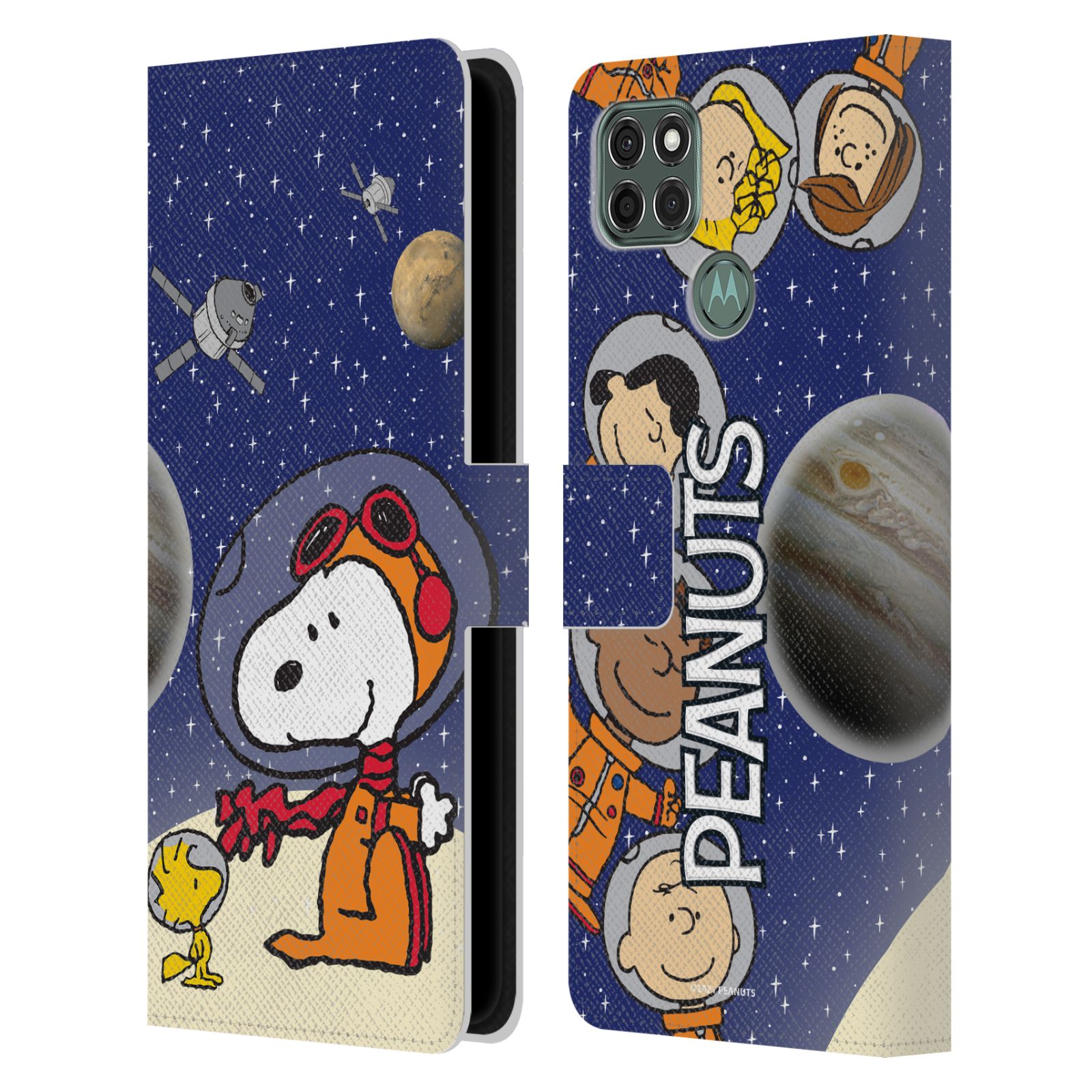 Pouzdro na mobil Motorola Moto G9 POWER - HEAD CASE - Peanuts Snoopy ve vesmíru 2