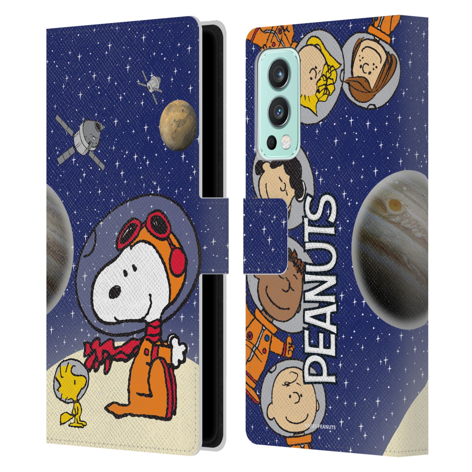 Pouzdro na mobil OnePlus Nord 2 5G - HEAD CASE - Peanuts Snoopy ve vesmíru 2