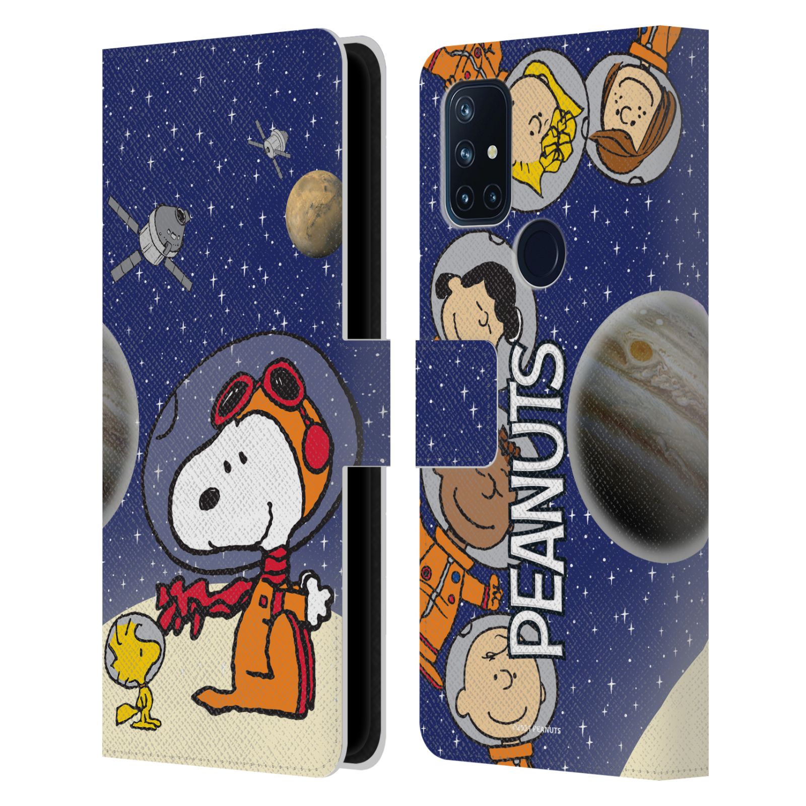 Pouzdro na mobil OnePlus Nord N10 5G - HEAD CASE - Peanuts Snoopy ve vesmíru 2