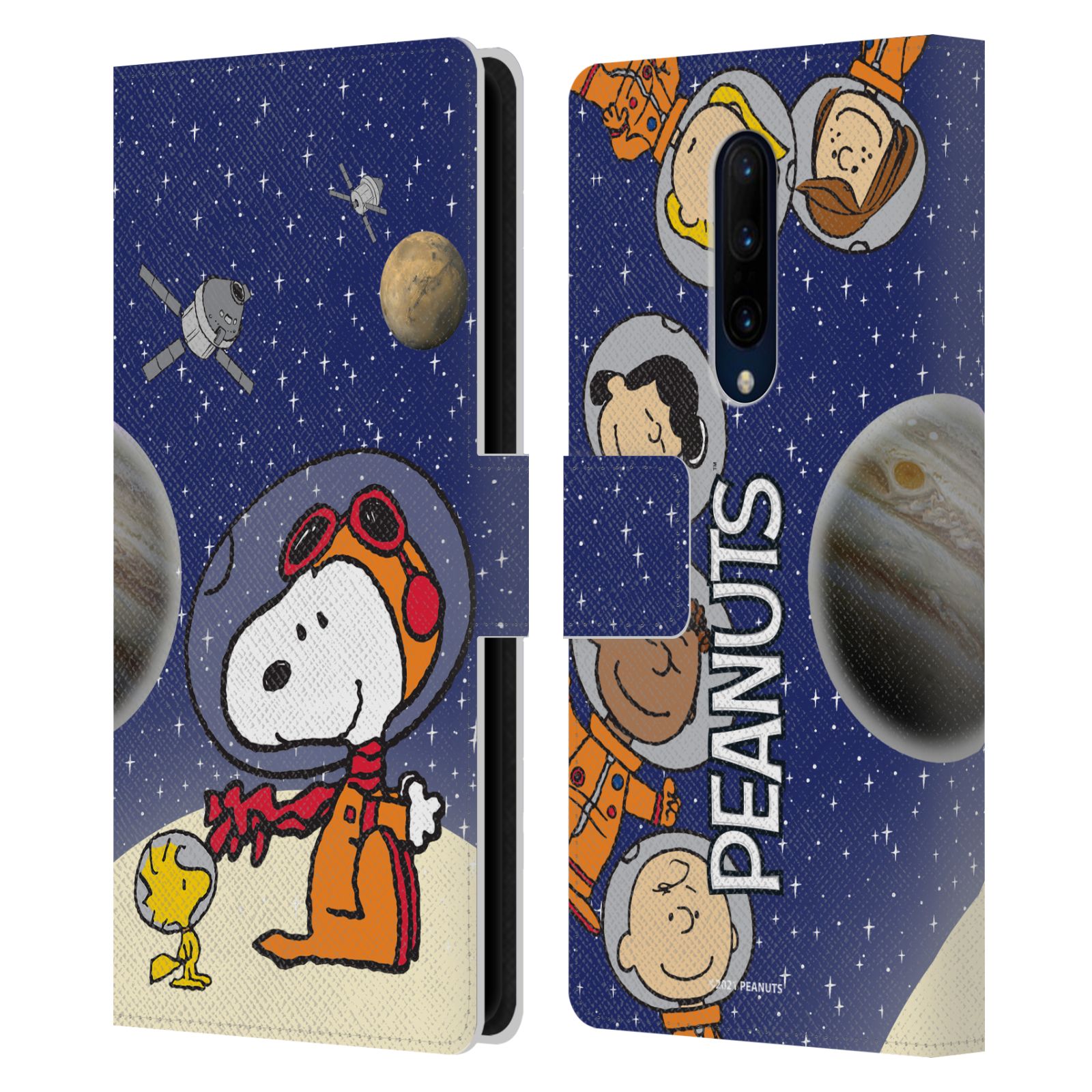 Pouzdro na mobil OnePlus 7 PRO  - HEAD CASE - Peanuts Snoopy ve vesmíru 2