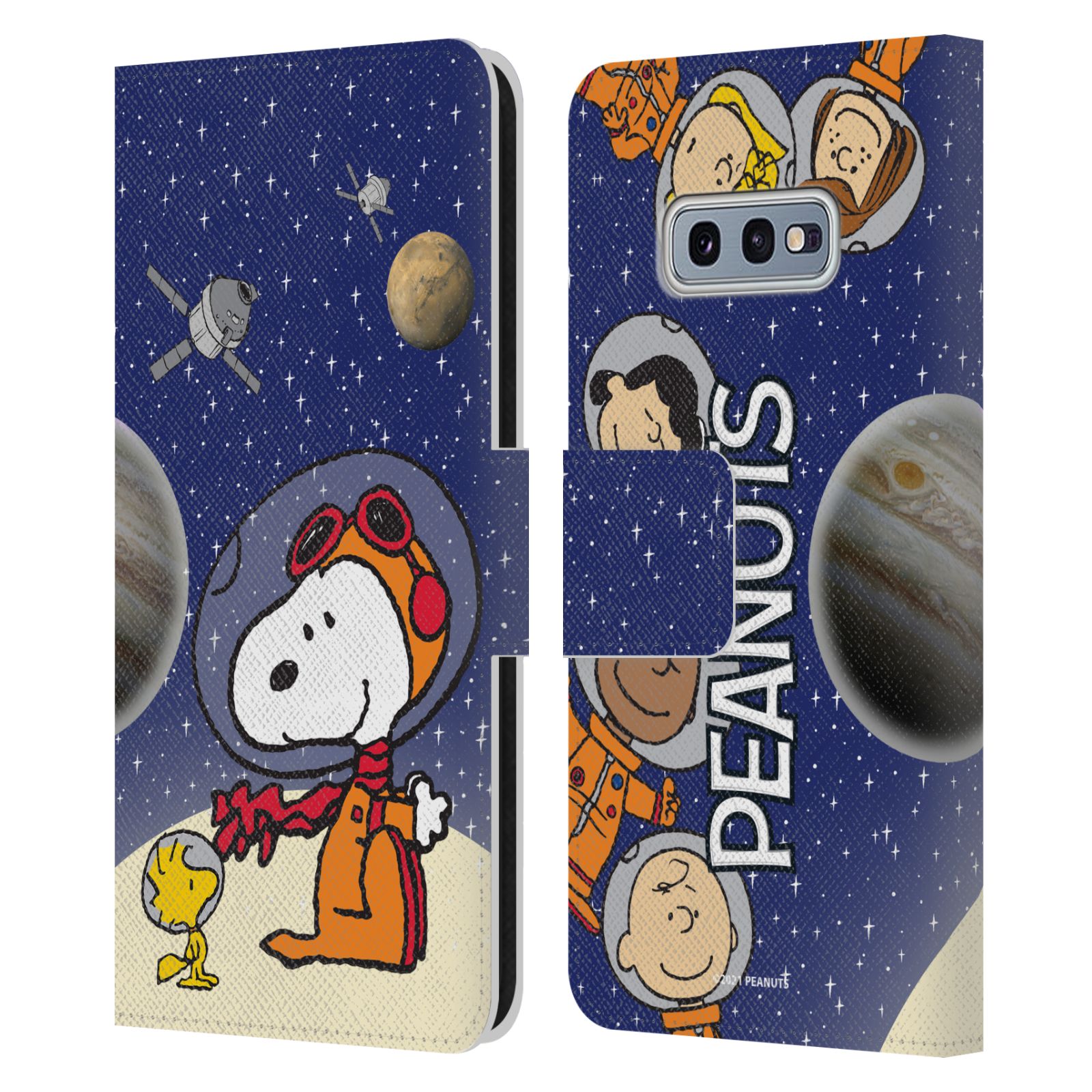 Pouzdro na mobil Samsung Galaxy S10e  - HEAD CASE - Peanuts Snoopy ve vesmíru 2