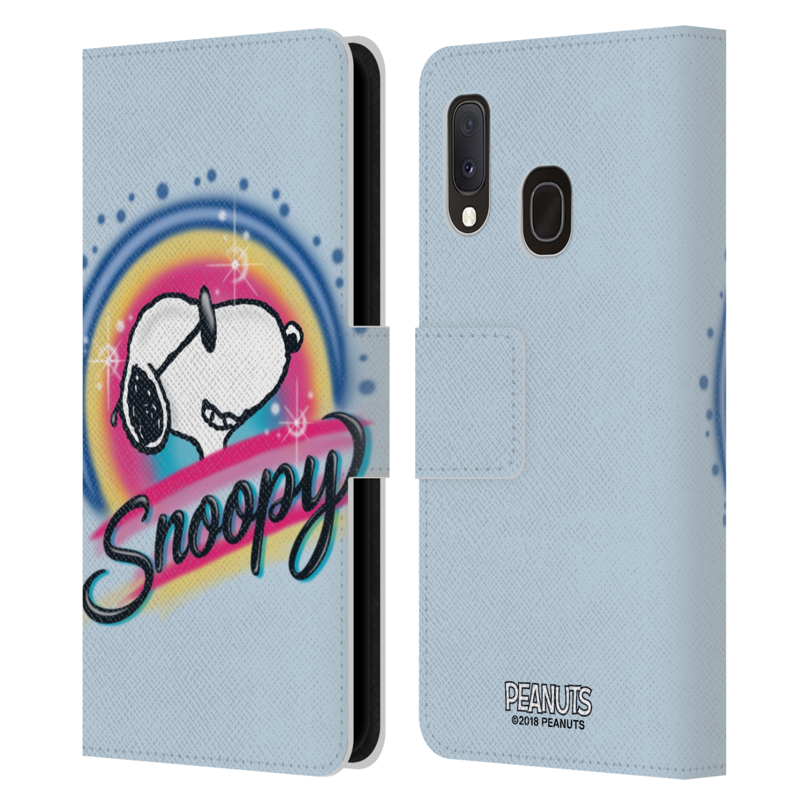Pouzdro na mobil Samsung Galaxy A20E - HEAD CASE - Peanuts Snoopy Superstar 2