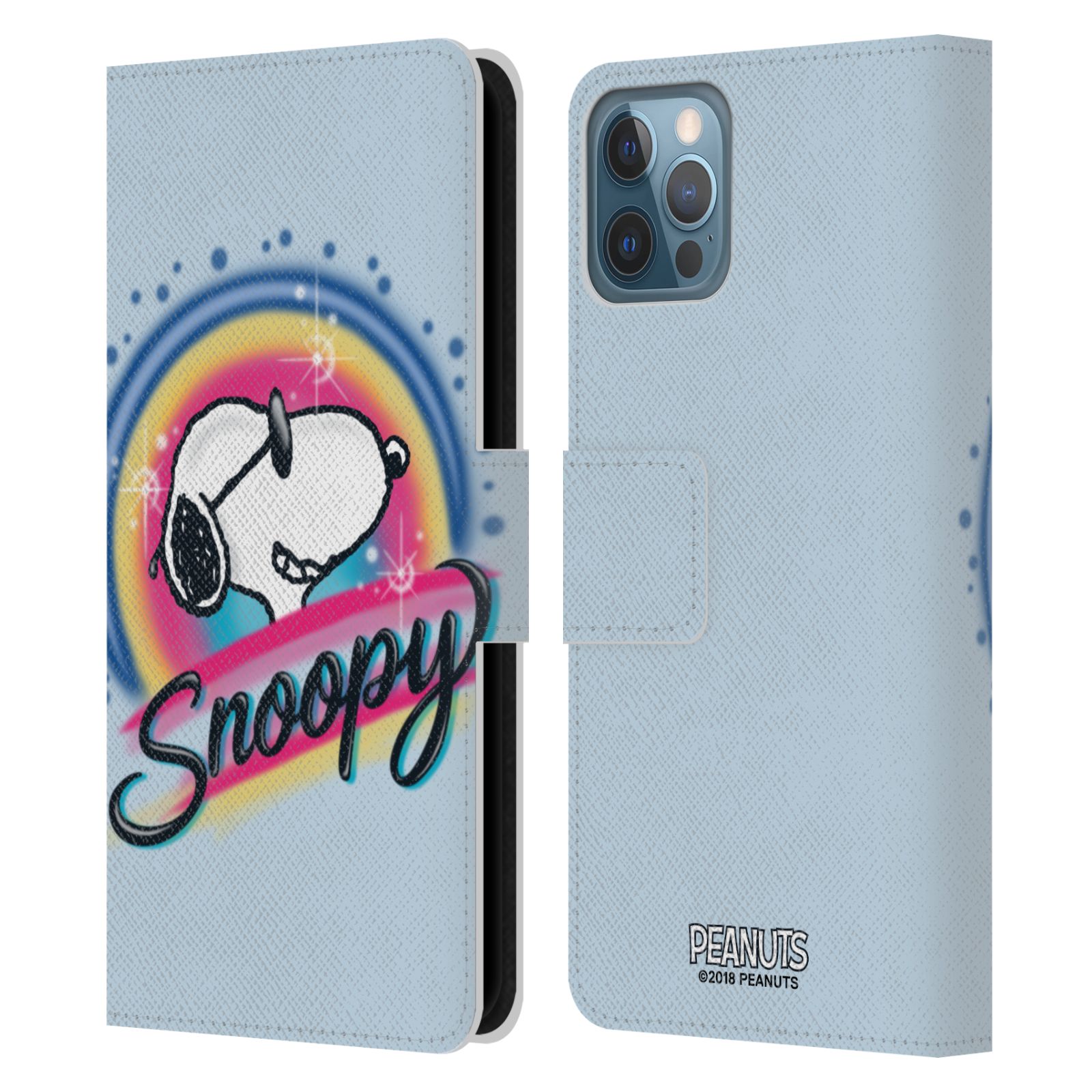 Pouzdro na mobil Apple Iphone 12 / 12 Pro - HEAD CASE - Peanuts Snoopy Superstar 2