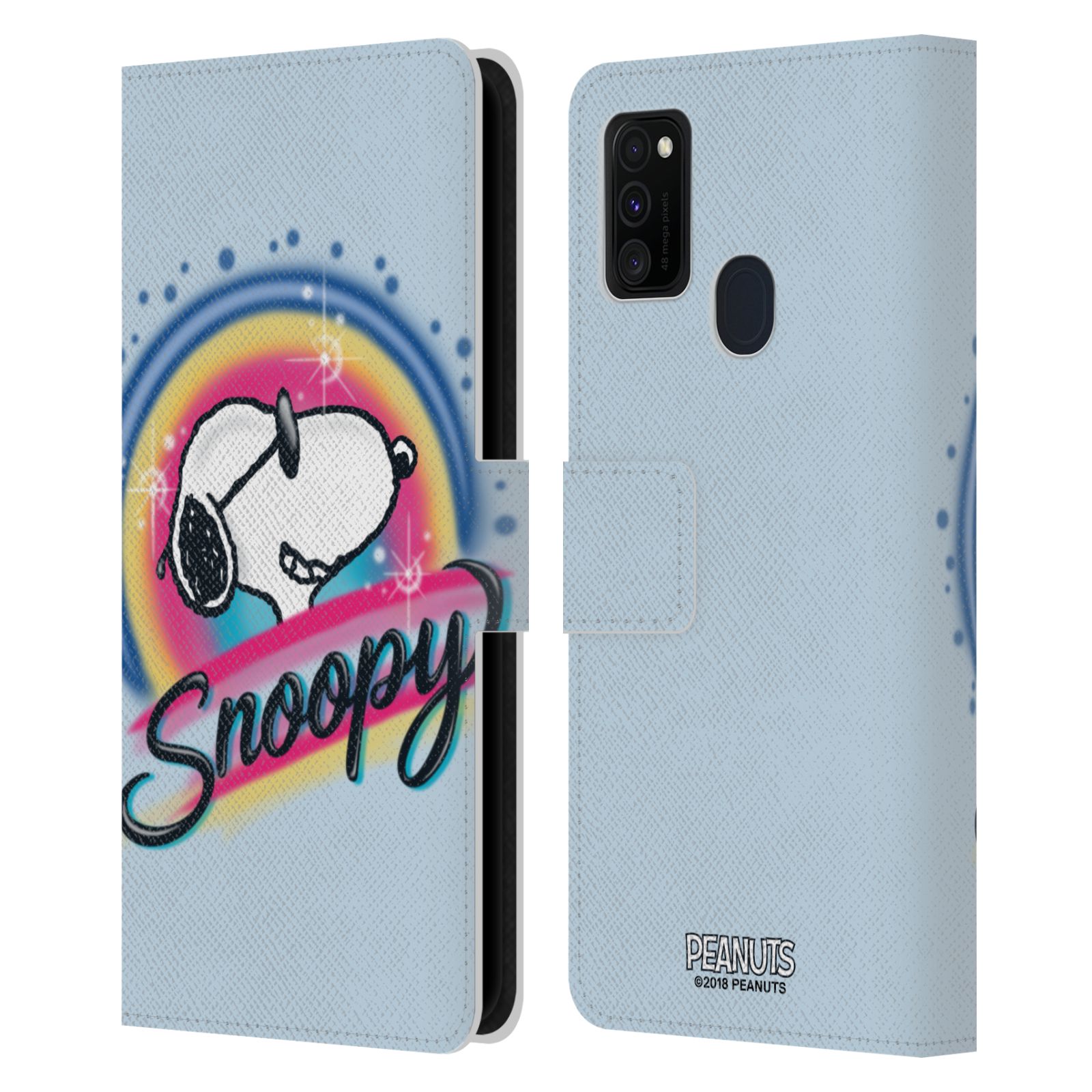 Pouzdro na mobil Samsung Galaxy M21 - HEAD CASE - Peanuts Snoopy Superstar 2