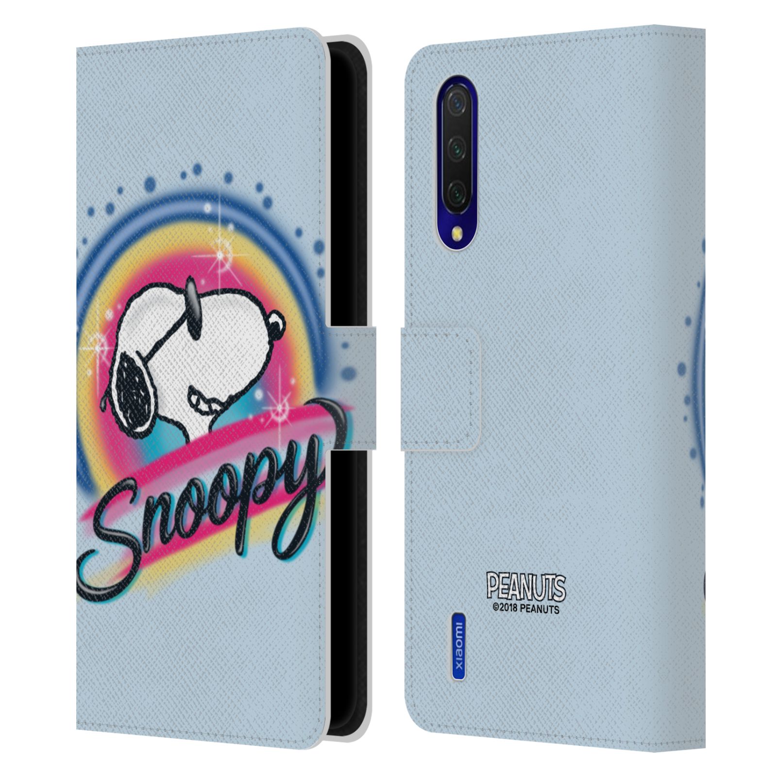 Pouzdro na mobil Xiaomi Mi 9 LITE  - HEAD CASE - Peanuts Snoopy Superstar 2