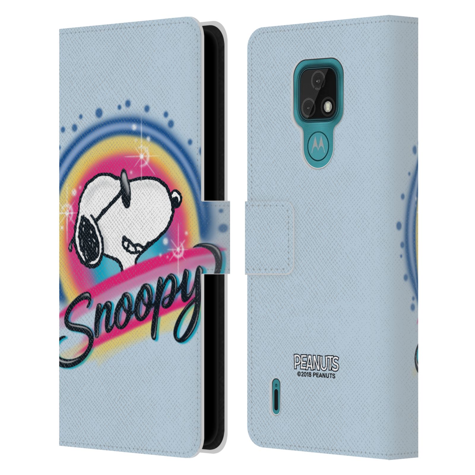 Pouzdro na mobil Motorola Moto E7 - HEAD CASE - Peanuts Snoopy Superstar 2