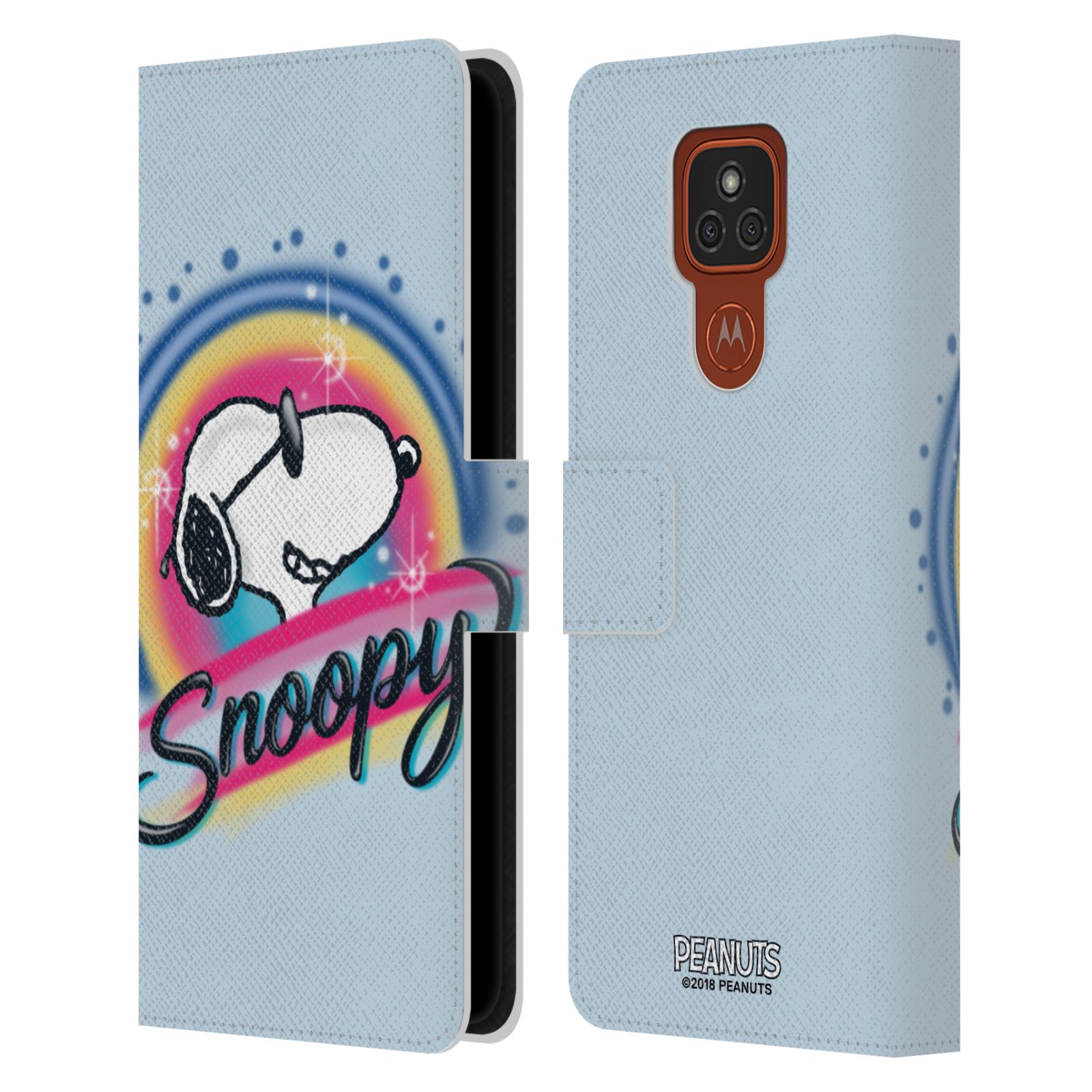 Pouzdro na mobil Motorola Moto E7 Plus - HEAD CASE - Peanuts Snoopy Superstar 2