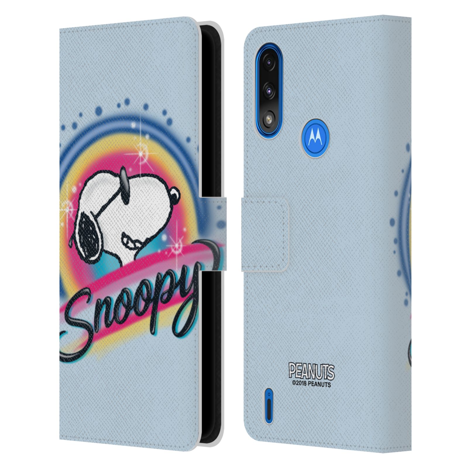 Pouzdro na mobil Motorola Moto E7 POWER - HEAD CASE - Peanuts Snoopy Superstar 2
