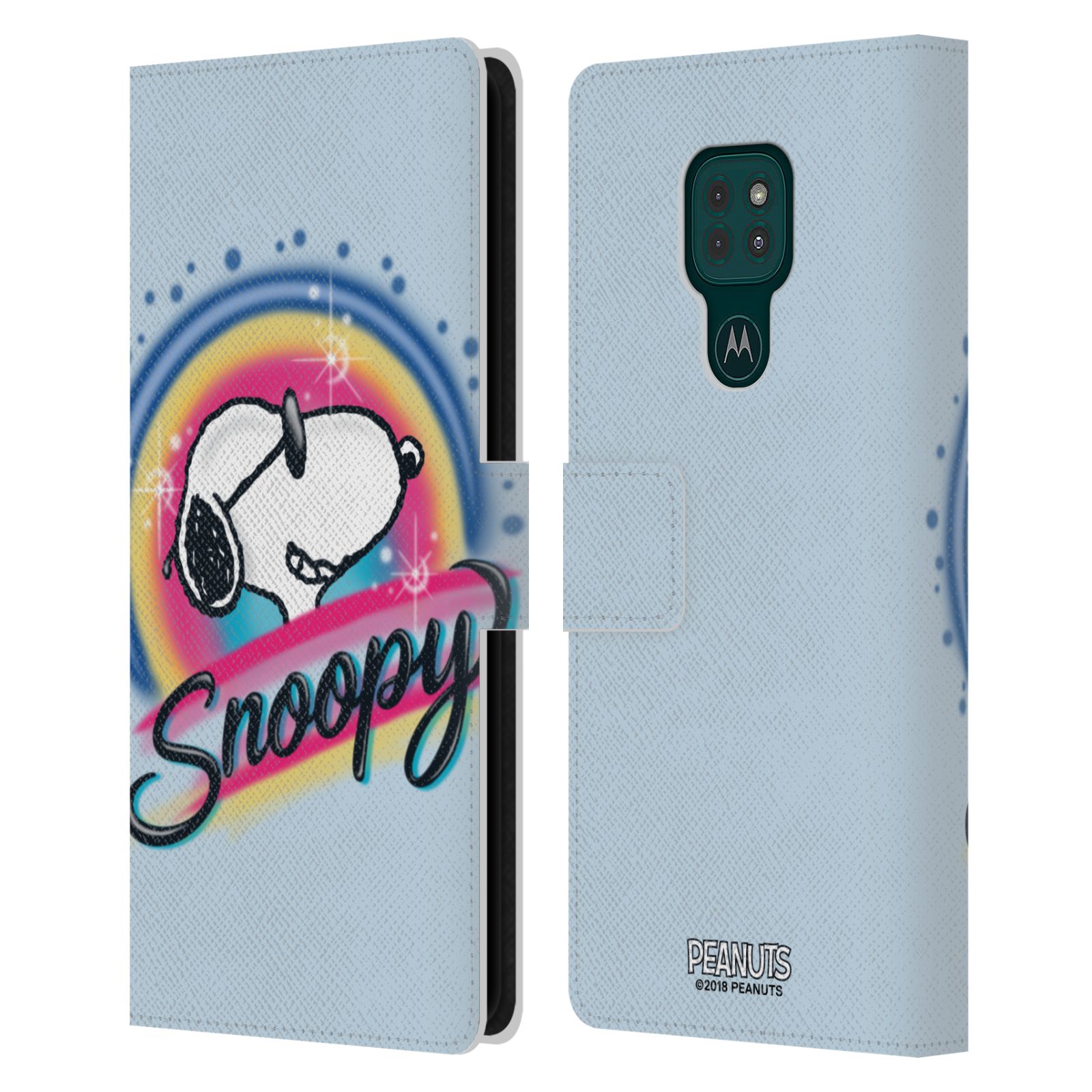 Pouzdro na mobil Motorola Moto G9 PLAY - HEAD CASE - Peanuts Snoopy Superstar 2