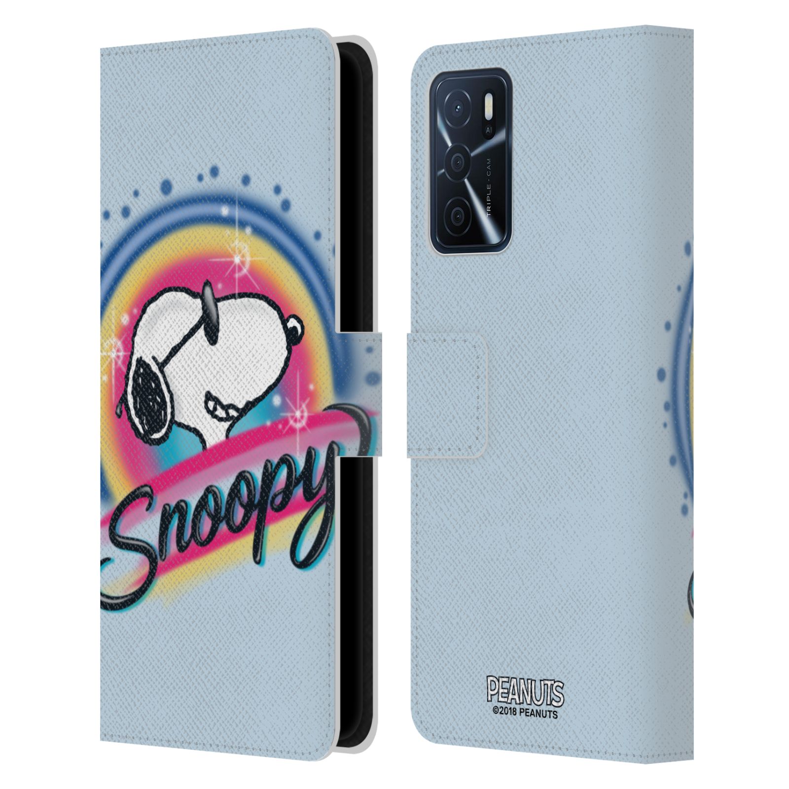 Pouzdro na mobil Oppo A16s - HEAD CASE - Peanuts Snoopy Superstar 2