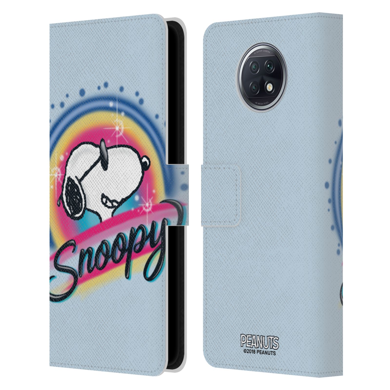 Pouzdro na mobil Xiaomi Redmi Note 9T - HEAD CASE - Peanuts Snoopy Superstar 2