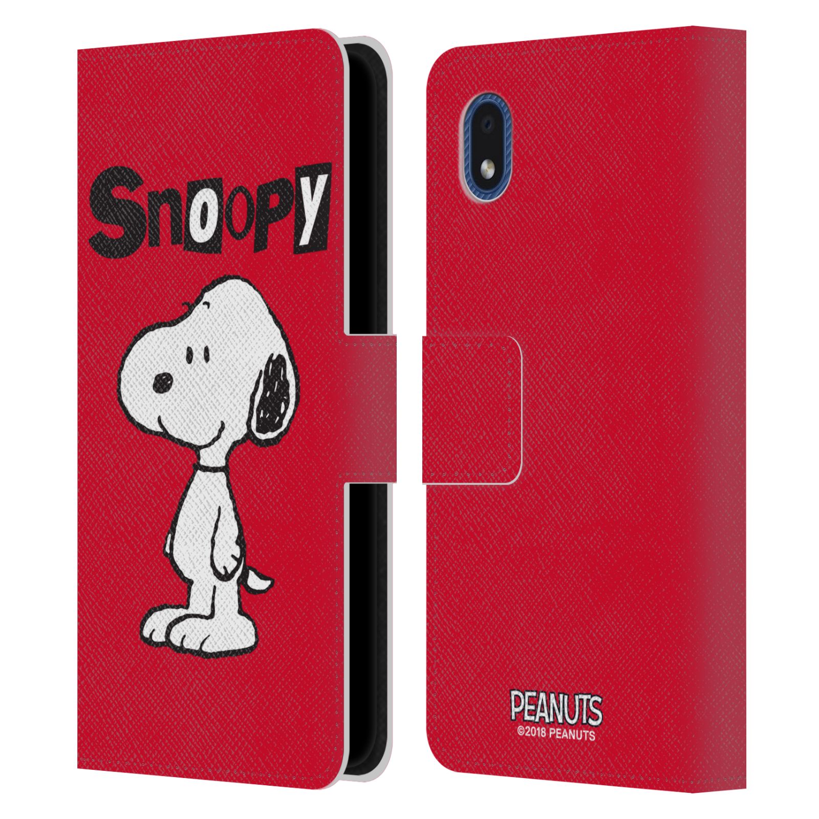 Pouzdro na mobil Samsung Galaxy A01 CORE - HEAD CASE - Peanuts - Snoopy červená