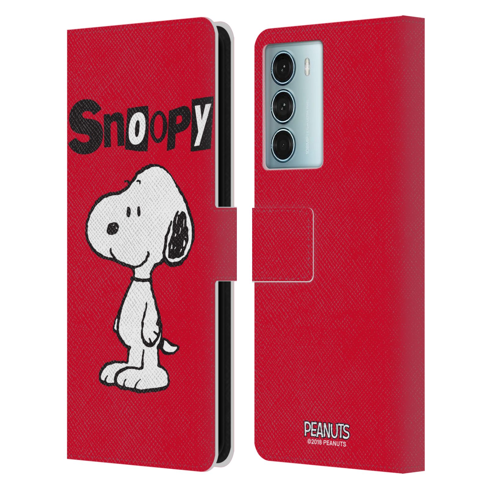 Pouzdro na mobil Motorola Moto G200 5G - HEAD CASE - Peanuts - Snoopy červená