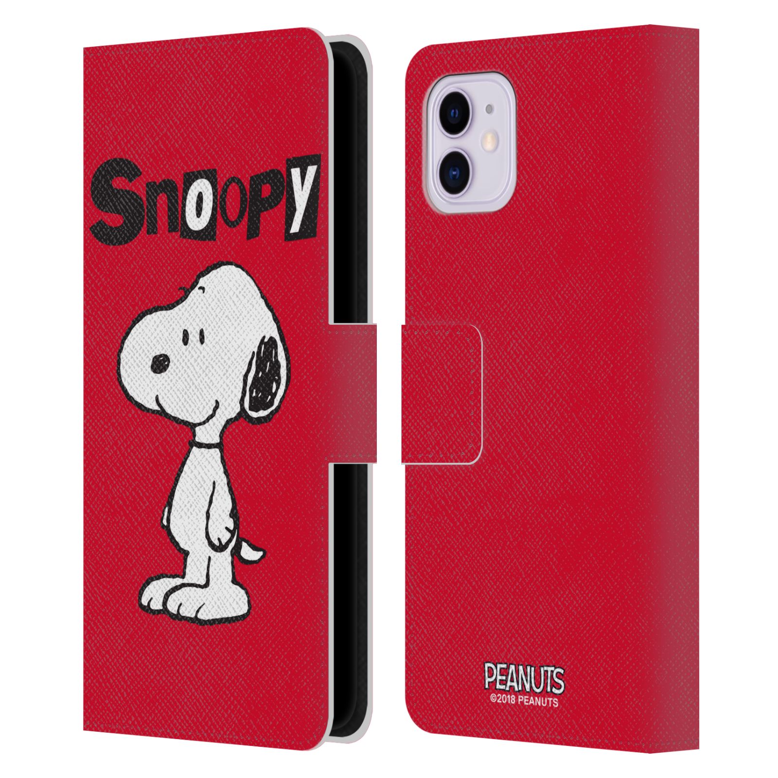 Pouzdro na mobil Apple Iphone 11 - HEAD CASE - Peanuts - Snoopy červená