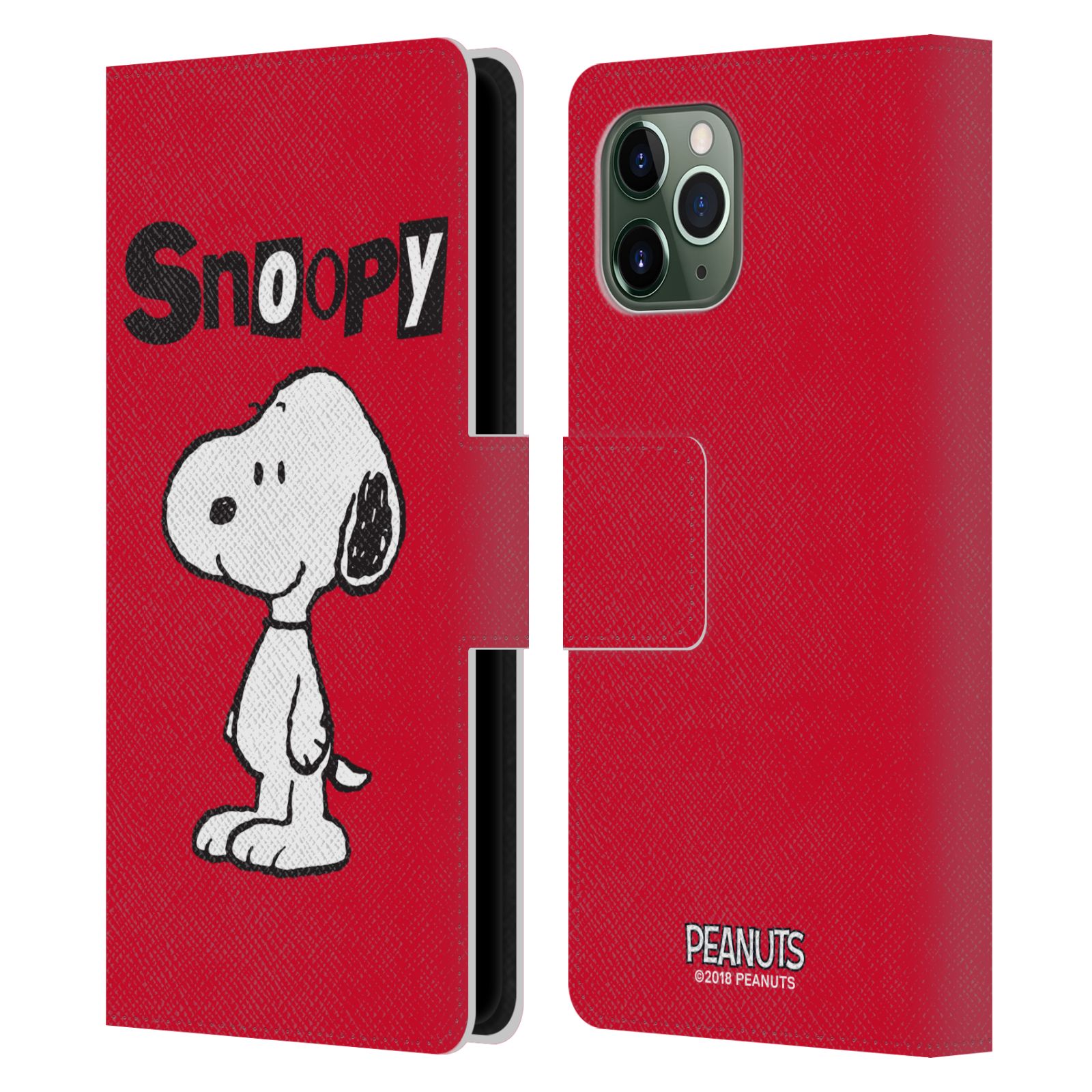 Pouzdro na mobil Apple Iphone 11 Pro - HEAD CASE - Peanuts - Snoopy červená