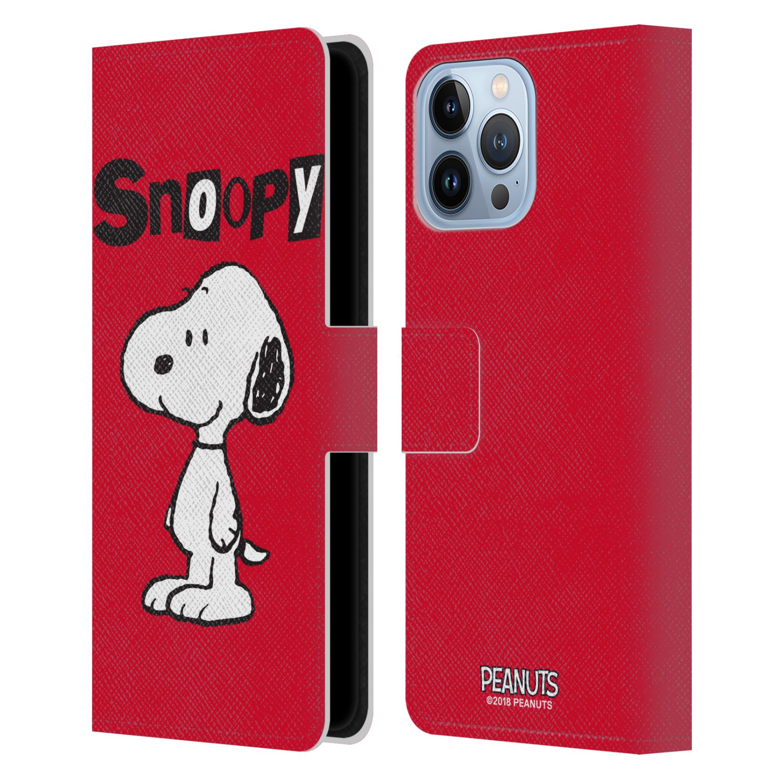 Pouzdro na mobil Apple Iphone 13 PRO MAX - HEAD CASE - Peanuts - Snoopy červená