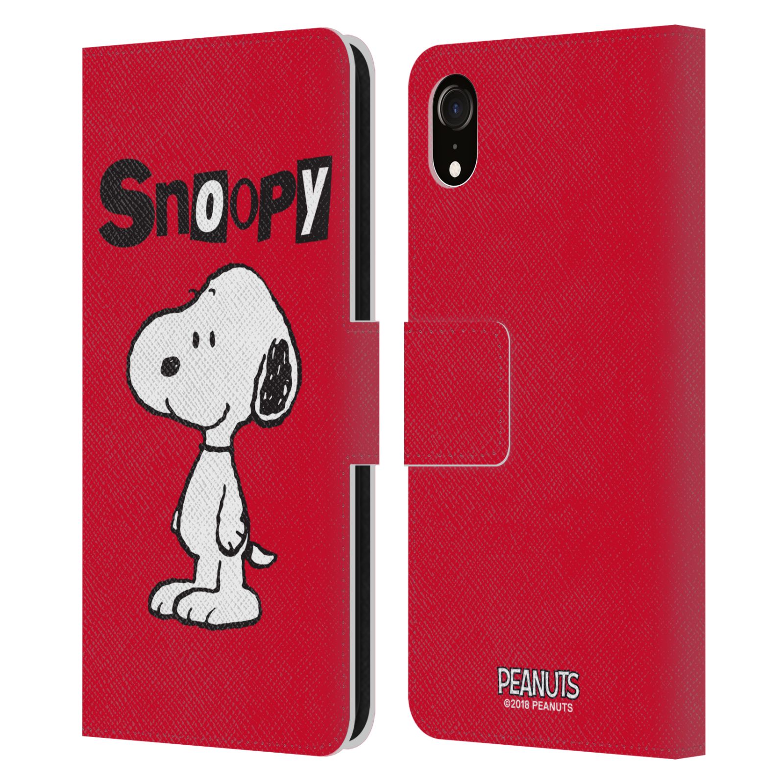 Pouzdro na mobil Apple Iphone XR - HEAD CASE - Peanuts - Snoopy červená