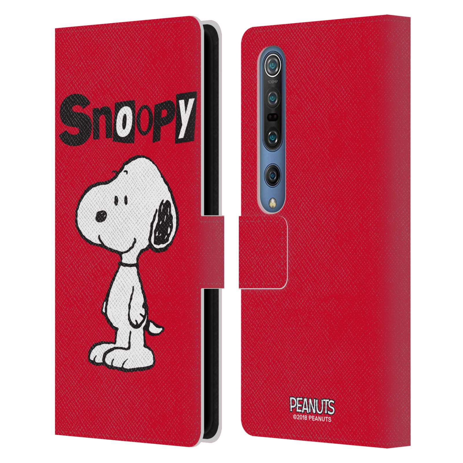 Pouzdro na mobil Xiaomi Mi 10 / Mi 10 Pro  - HEAD CASE - Peanuts - Snoopy červená