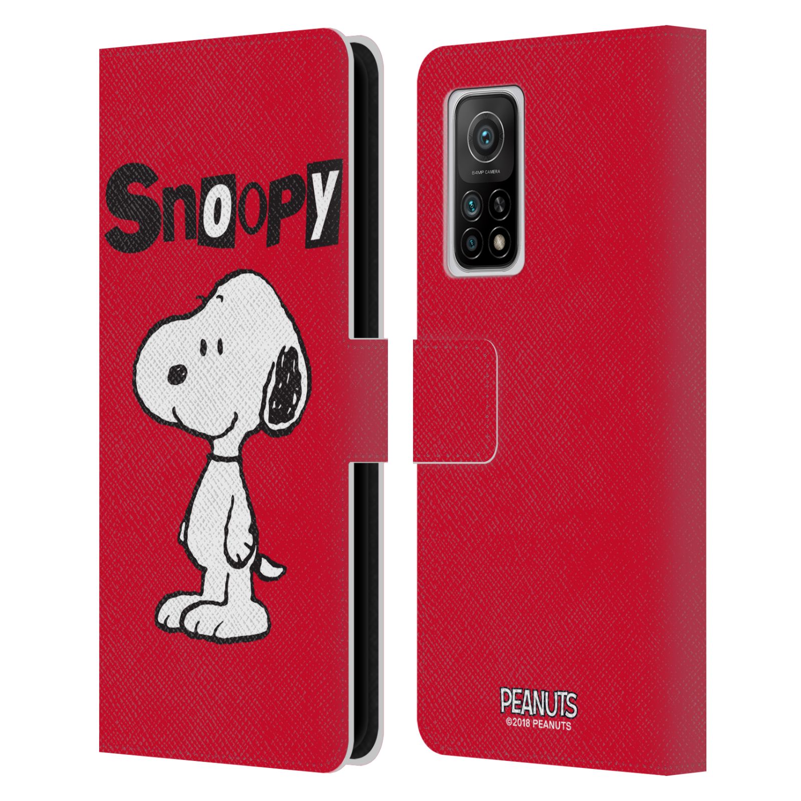 Pouzdro na mobil Xiaomi Mi 10T / Mi 10T PRO - HEAD CASE - Peanuts - Snoopy červená